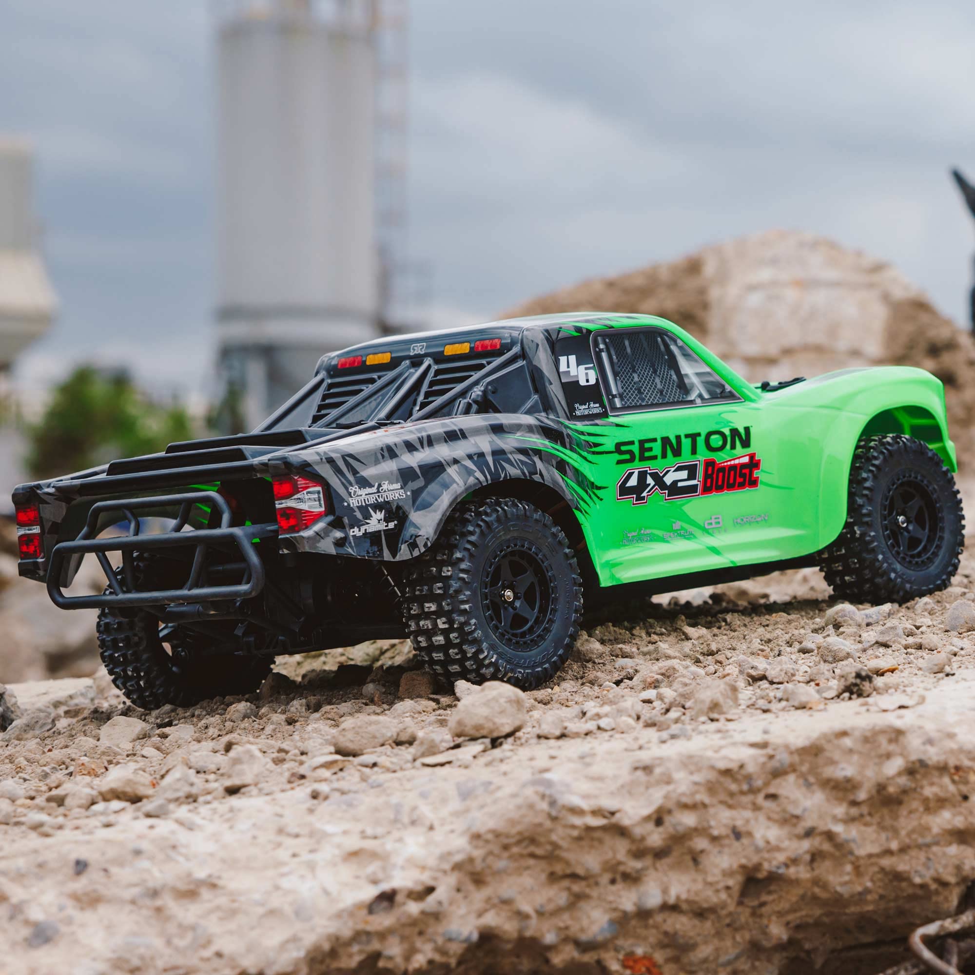 arrma-1-10-senton-4x2-boost-mega-550-brushed-short-course-truck-rtr-gr-n image 6