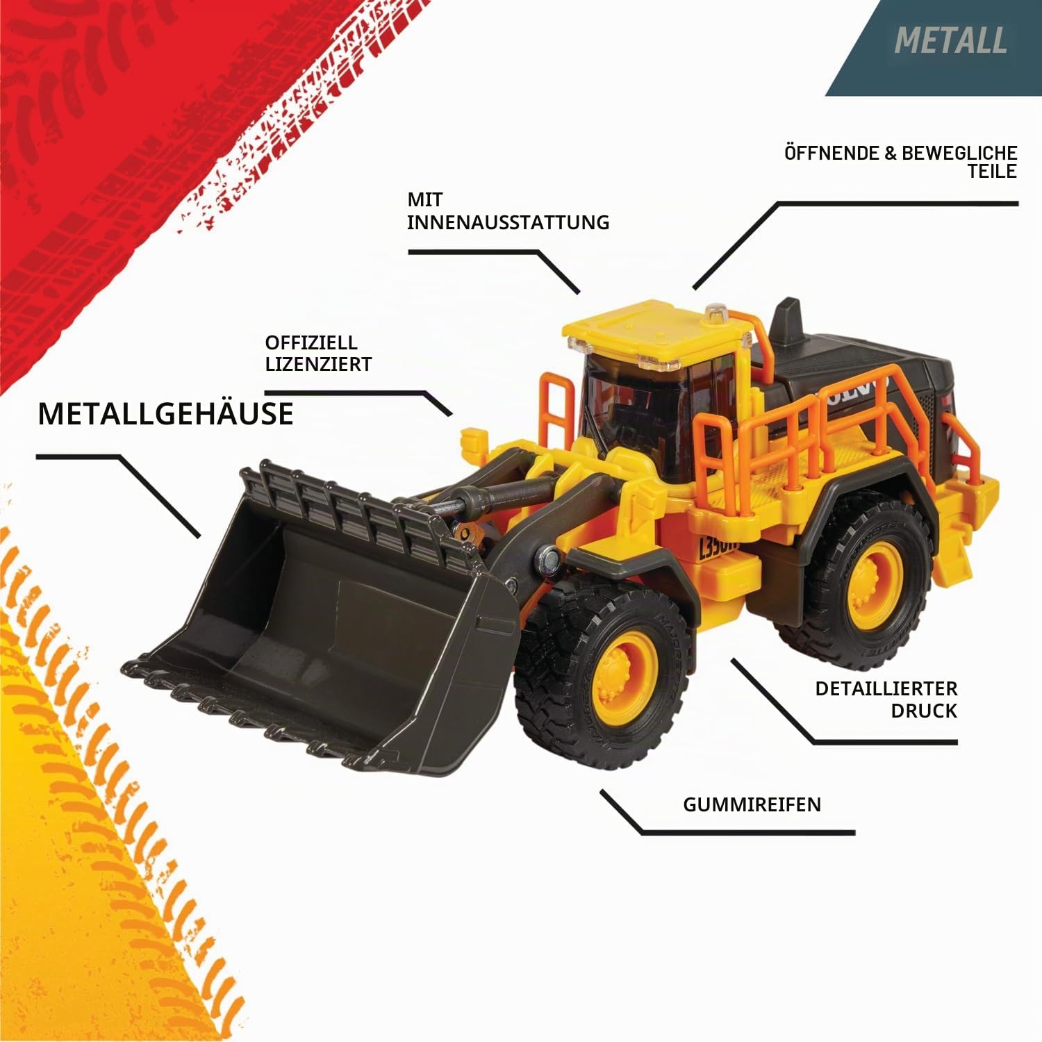 majorette-volvo-wheel-loader-radlader-21-cm-gelb-metall image 4