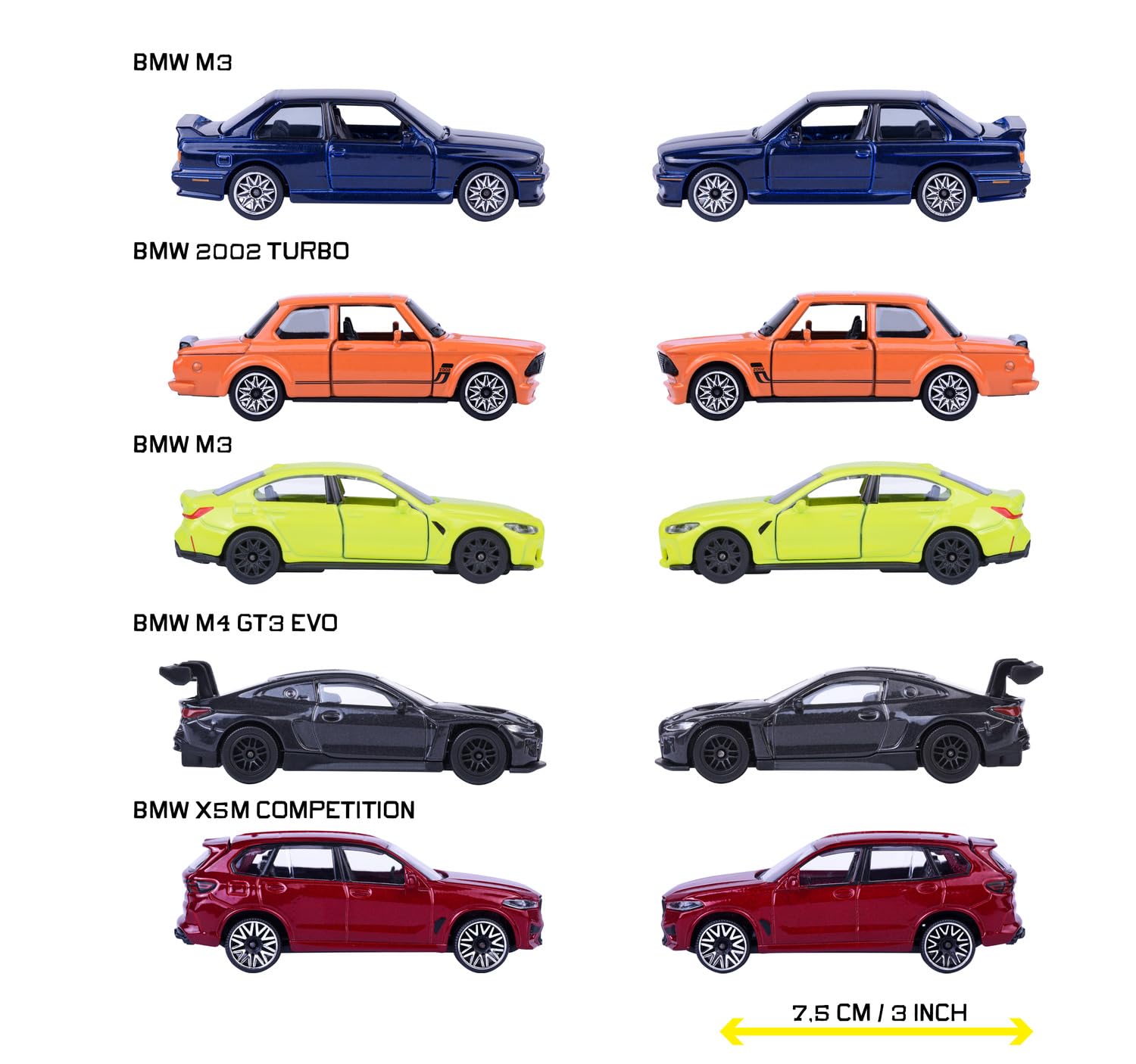 majorette-bmw-5er-auto-set-metall-modellautos image 2