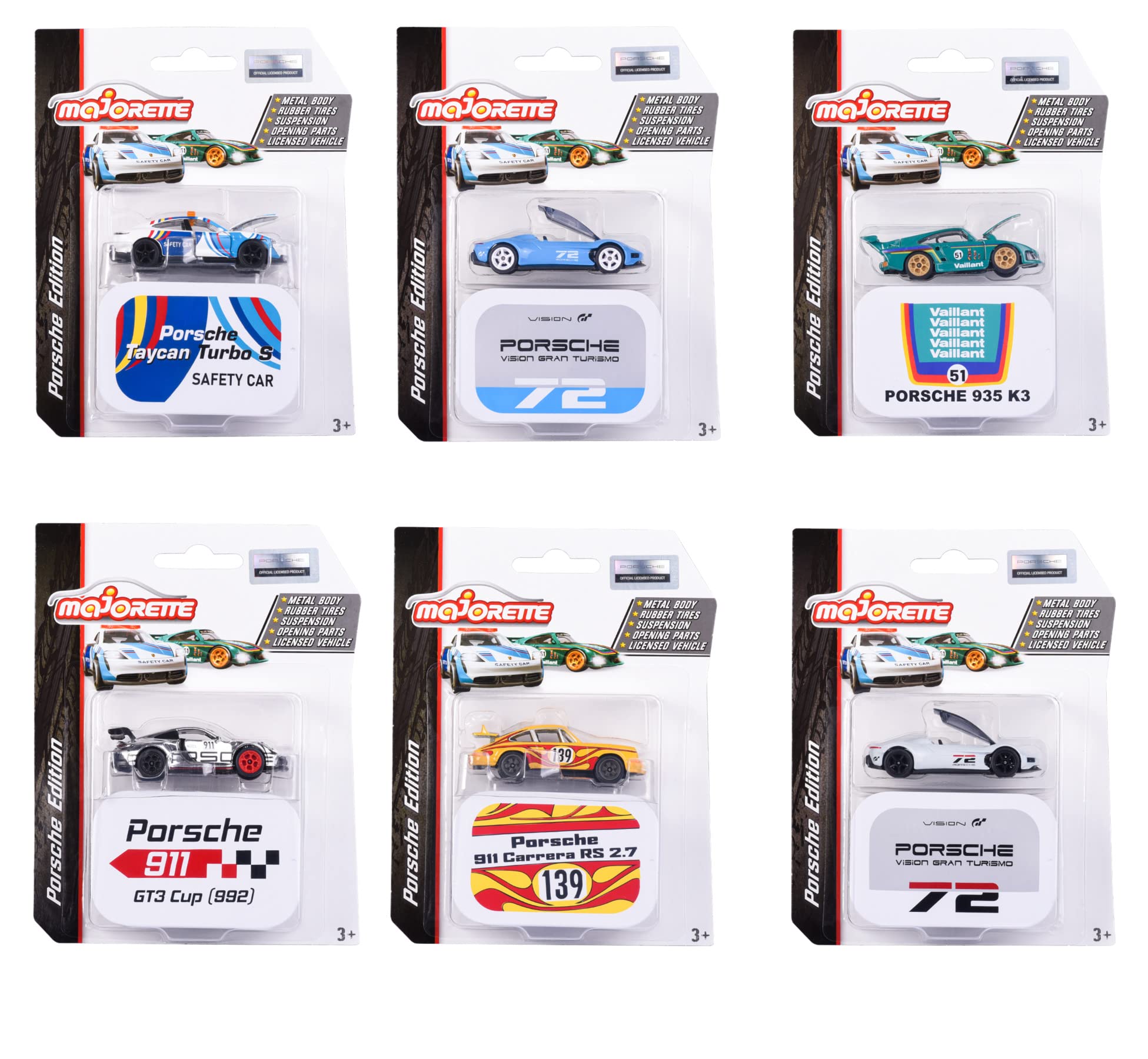 majorette-porsche-deluxe-edition-modellauto-7-5cm-mit-sammelbox image 6