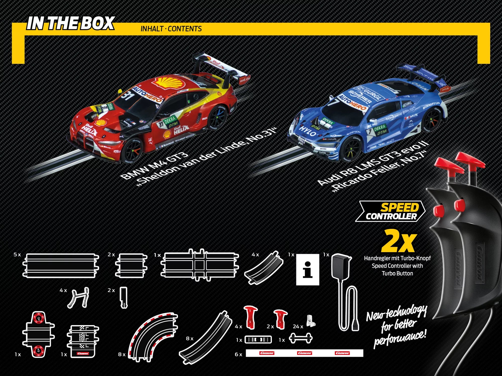 carrera-rc-dtm-power-lap-set-go-mit-bmw-m4-gt3-und-audi-r8 image 5