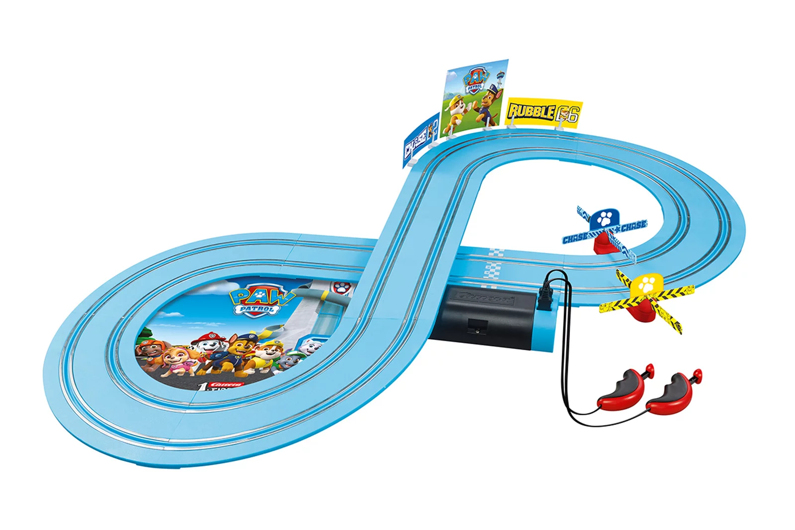 carrera-rc-paw-patrol-on-a-roll-2-4-ghz-first-rennbahn-set-2-4-m-chase-rubble image 2