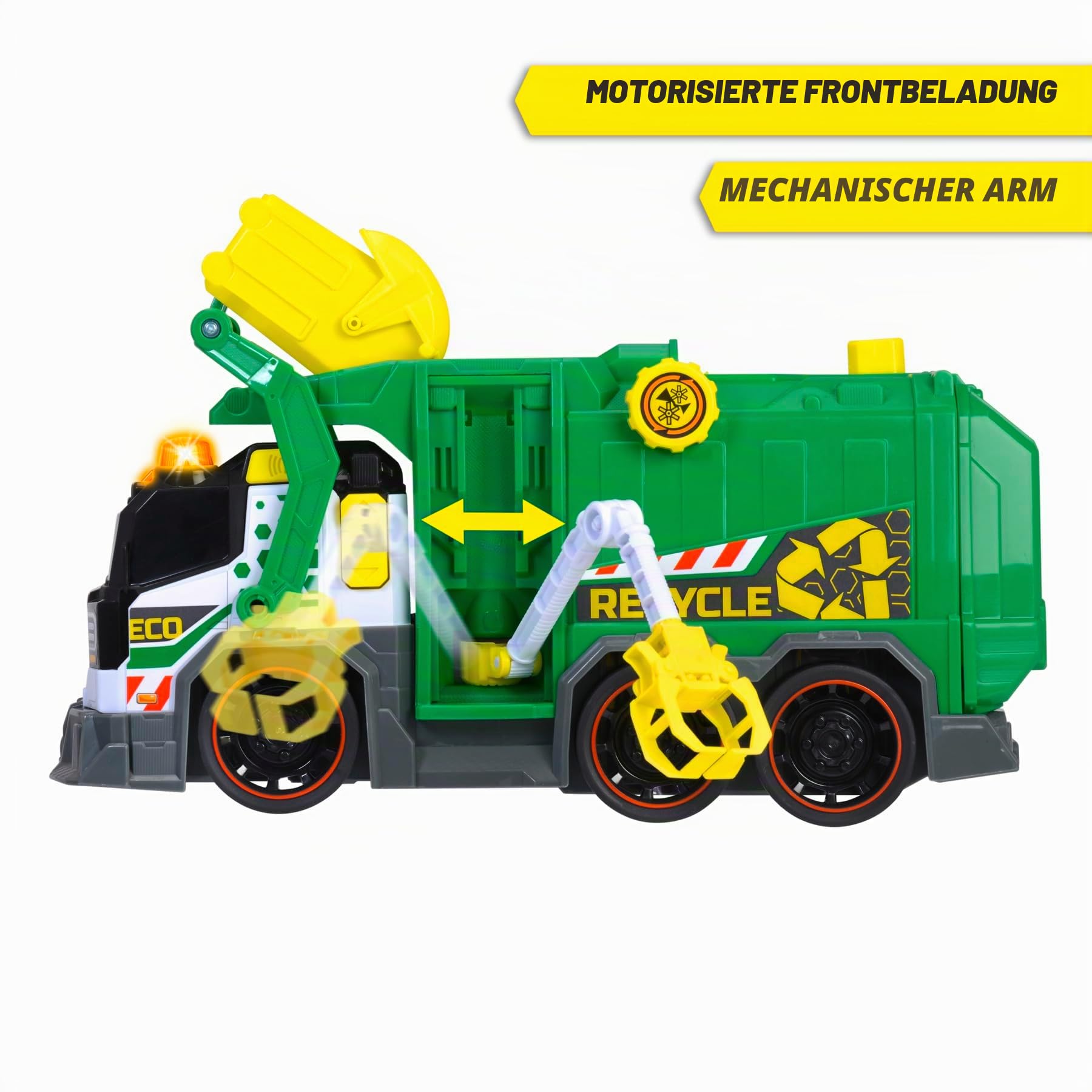 dickie-toys-m-llauto-39-cm-mit-hebefunktion-greifarm-licht-sound-ab-3-jahre image 3