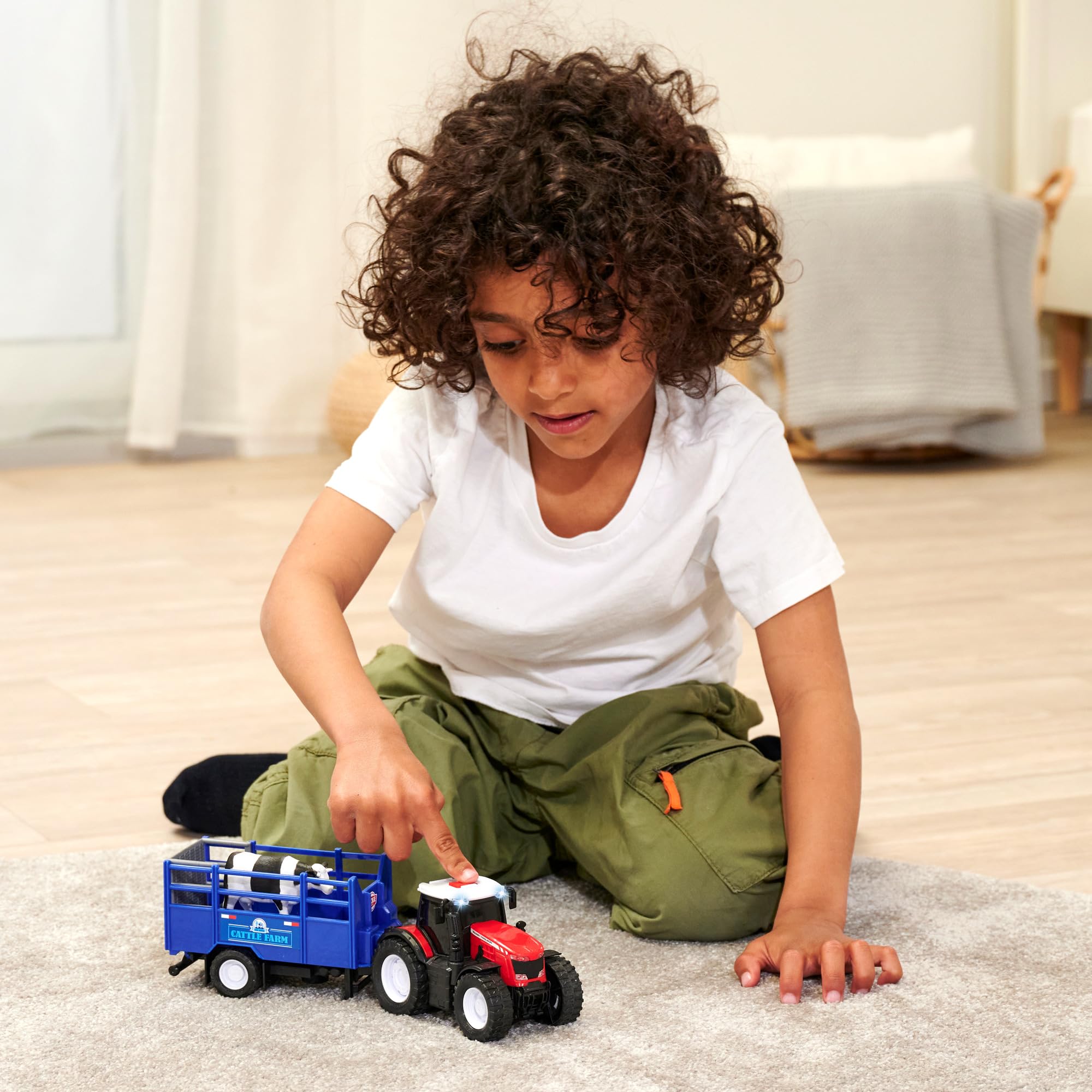 dickie-toys-massey-ferguson-traktor-mit-tieranh-nger-kuh-26-cm image 5