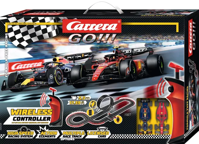 carrera-go-formula-free-racing-wireless-slotcar-set-5-3-m-mit-looping image 1