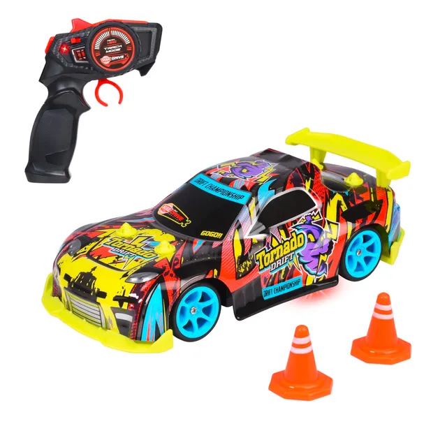 dickie-toys-rc-auto-tornado-drift-ferngesteuertes-4wd-driftcar-mit-bodenbeleucht image 1