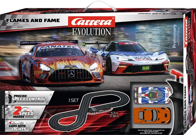 carrera-rc-flames-and-fame-evolution-autorennbahn-set-1-32-uk-stecker image 1