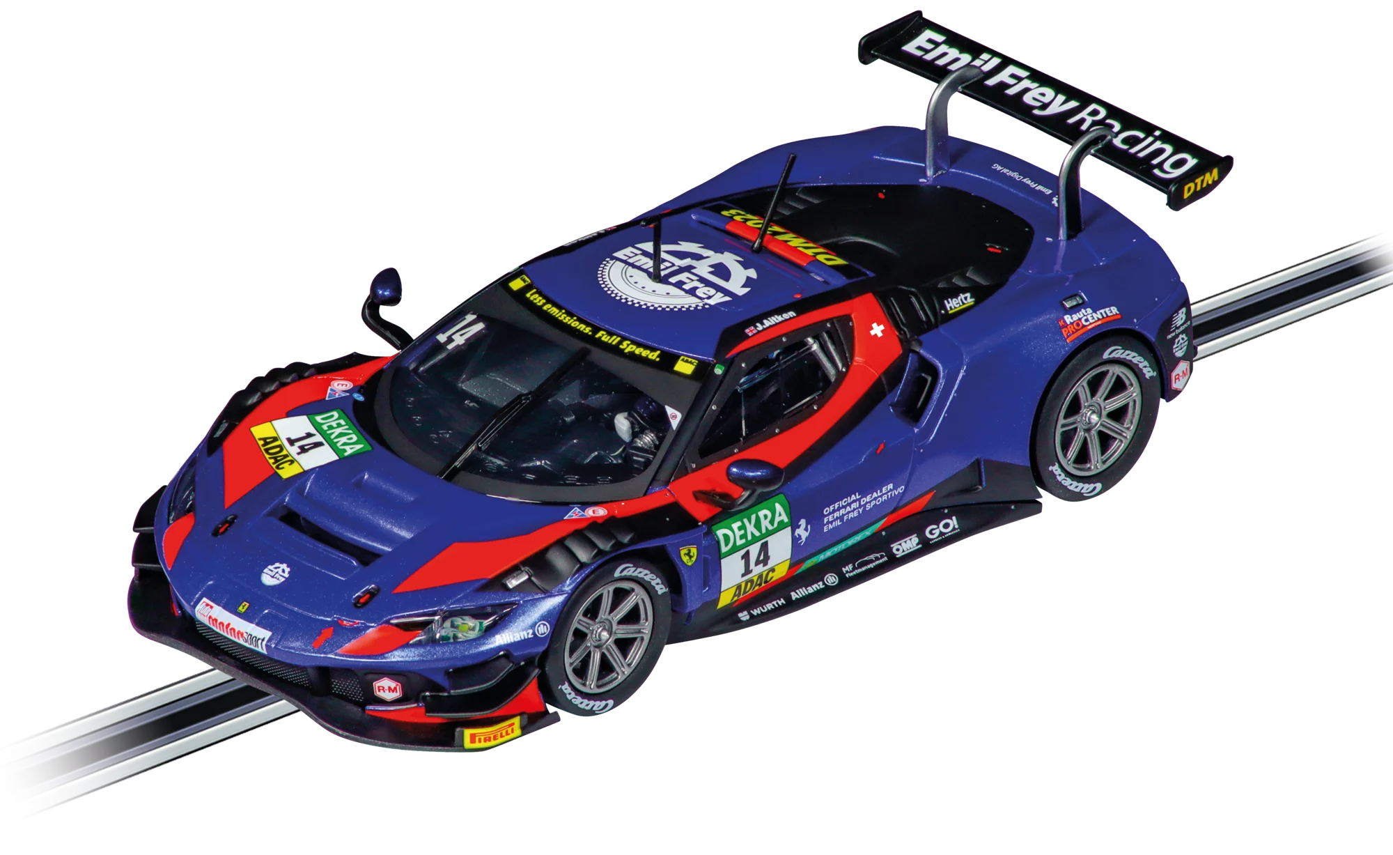 carrera-rc-ferrari-296-gt3-emil-frey-racing-no-14-dtm-2023-slotcar-digital-132 image 1