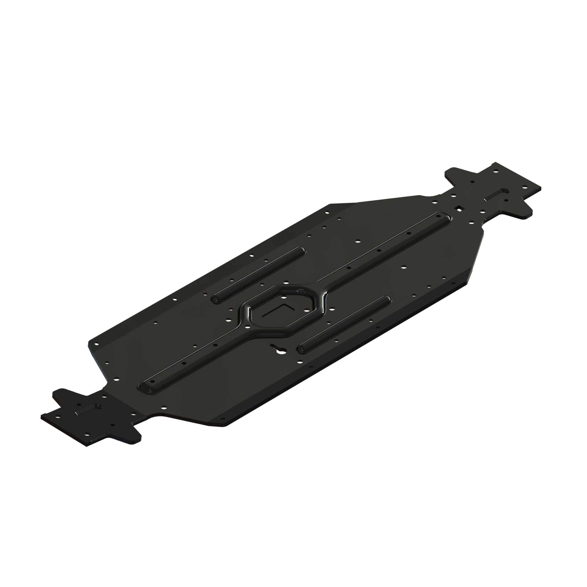 arrma-aluminium-chassis-510mm-ara320471-schwarz image 1