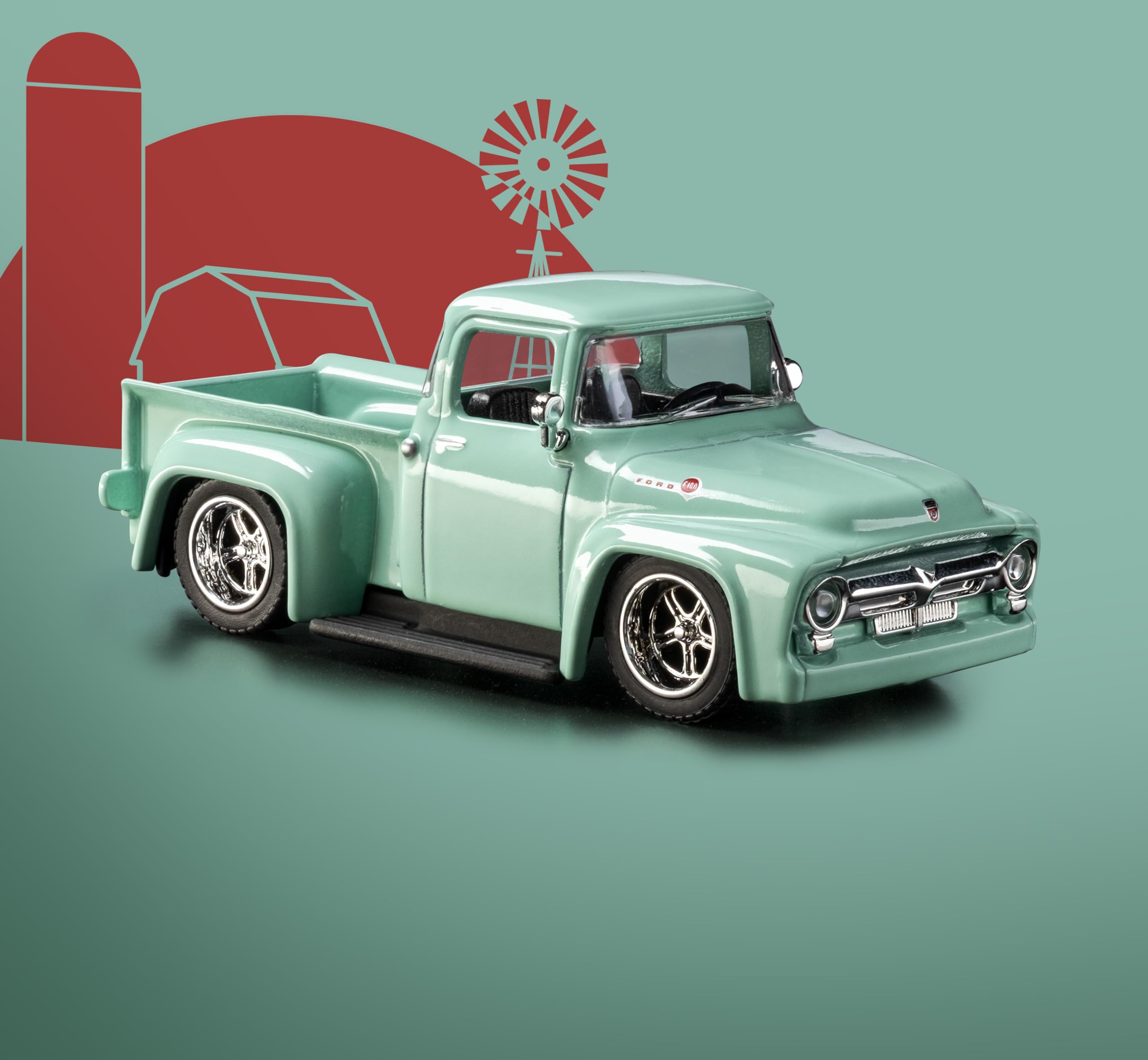 majorette-collection-1956-ford-f-100-pickup-modellauto-1-64-7-5-cm image 2