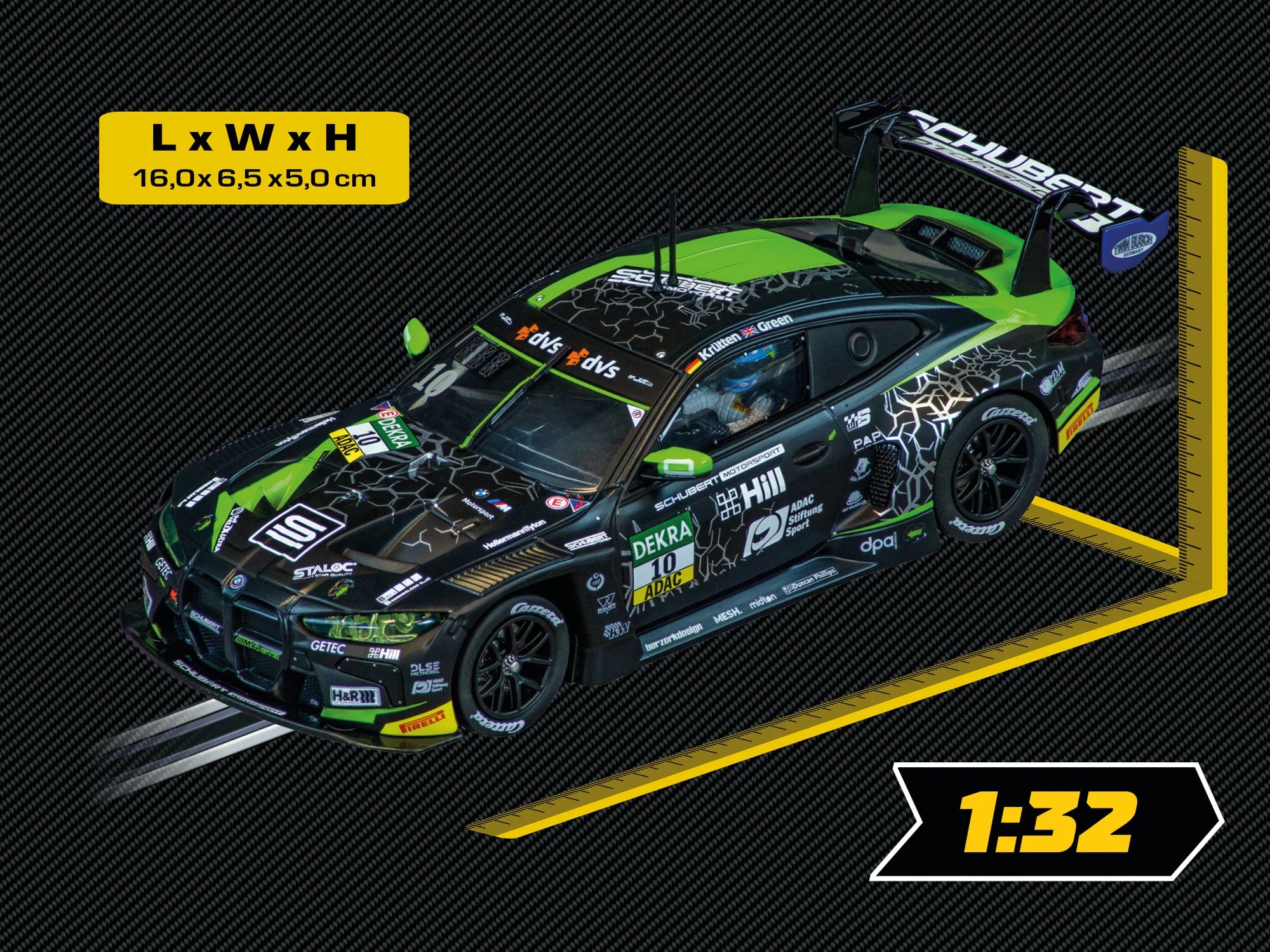 carrera-rc-bmw-m4-gt3-schubert-motorsport-no-10-slotcar-evolution-1-32 image 2