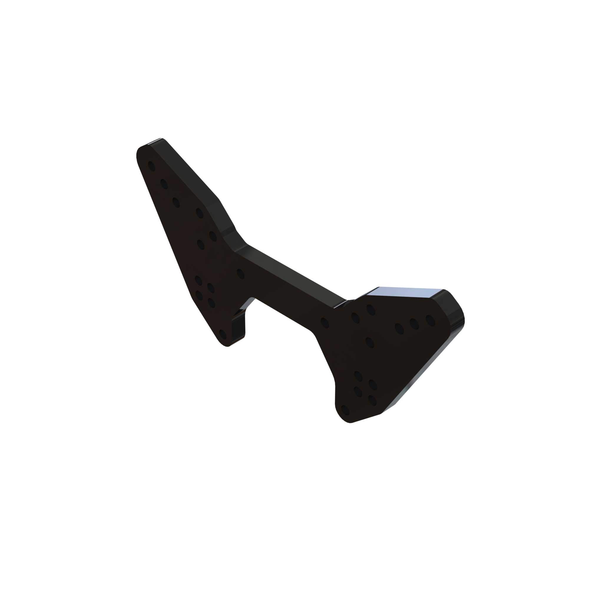 arrma-d-mpferbr-cke-hinten-aluminium-schwarz-kraton-serie image 1