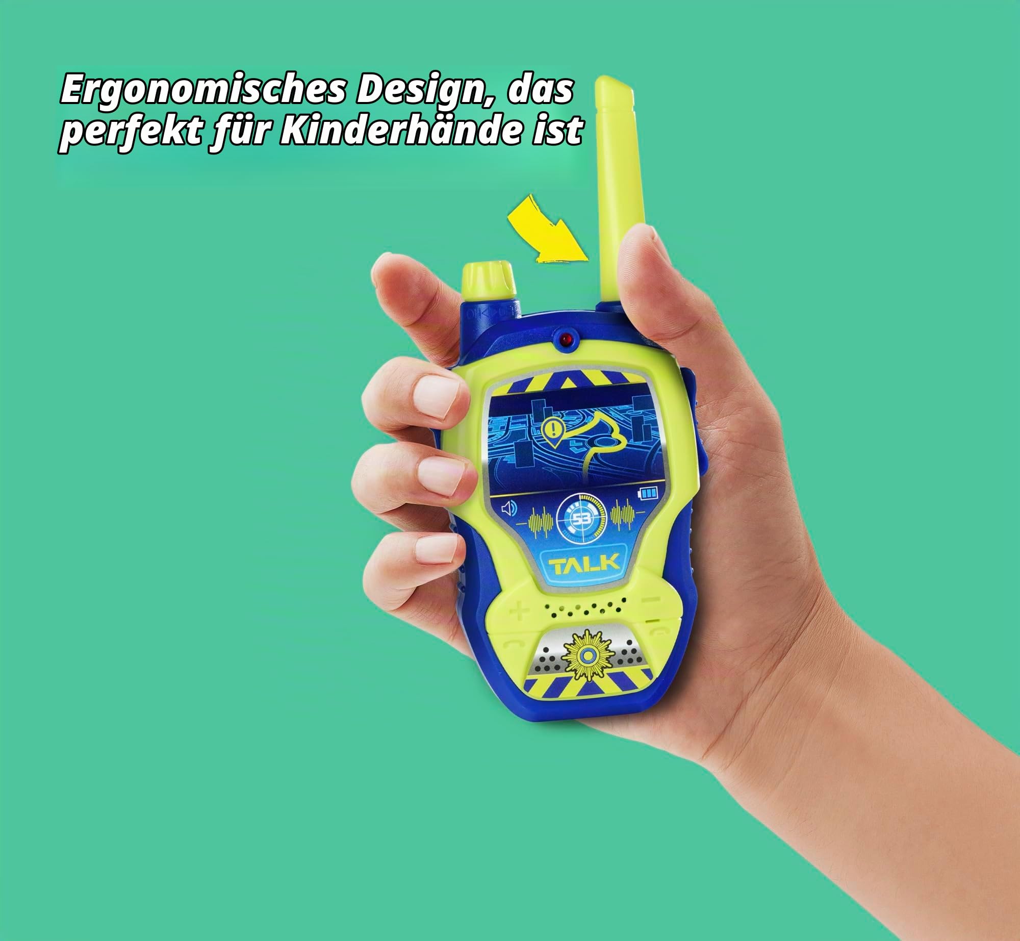 dickie-toys-walkie-talkie-polizei-set-2-funkger-te-100-m-blau-gelb image 5