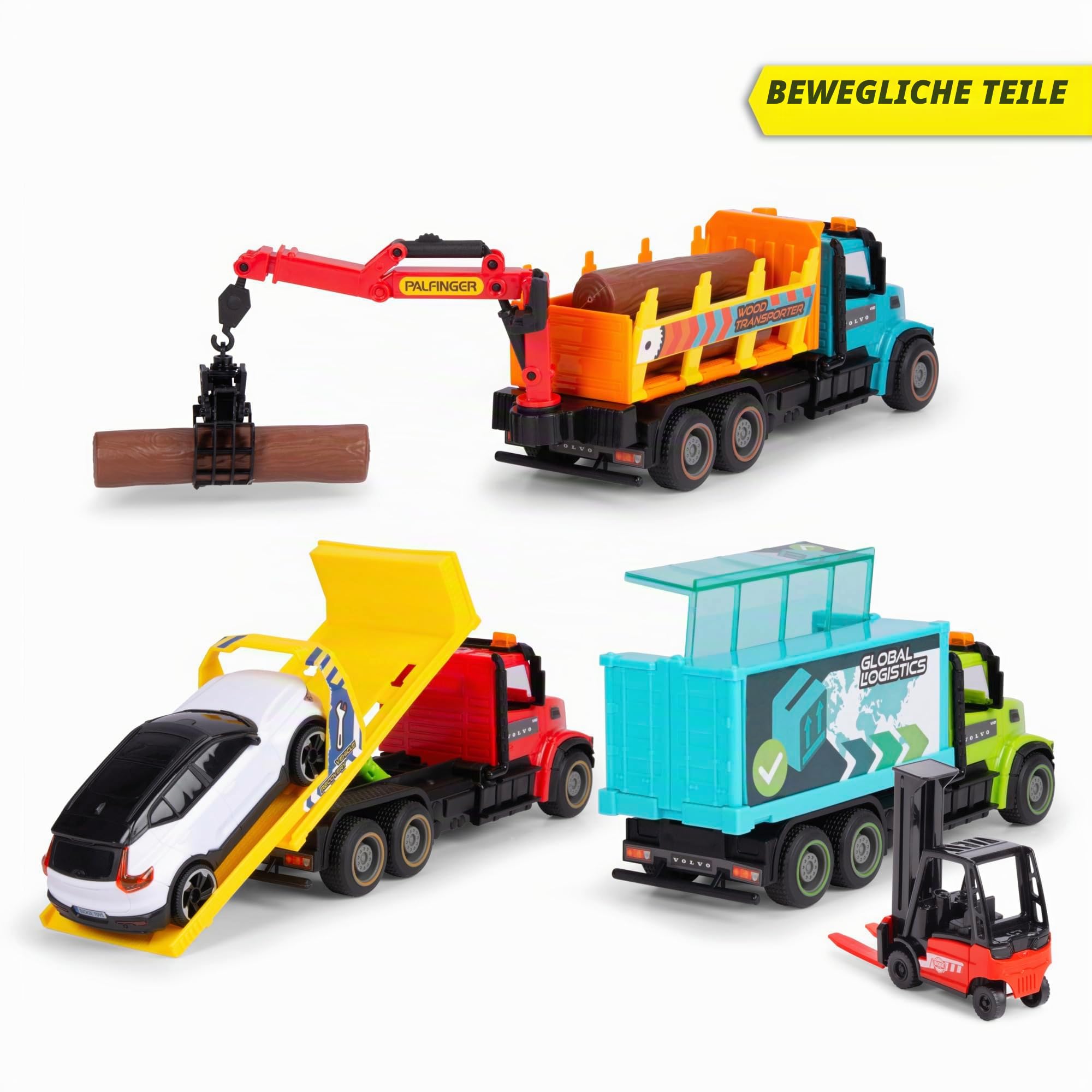 dickie-toys-heavy-road-truck-volvo-vhd-300-22-cm-friktion-1-von-3-varianten image 4