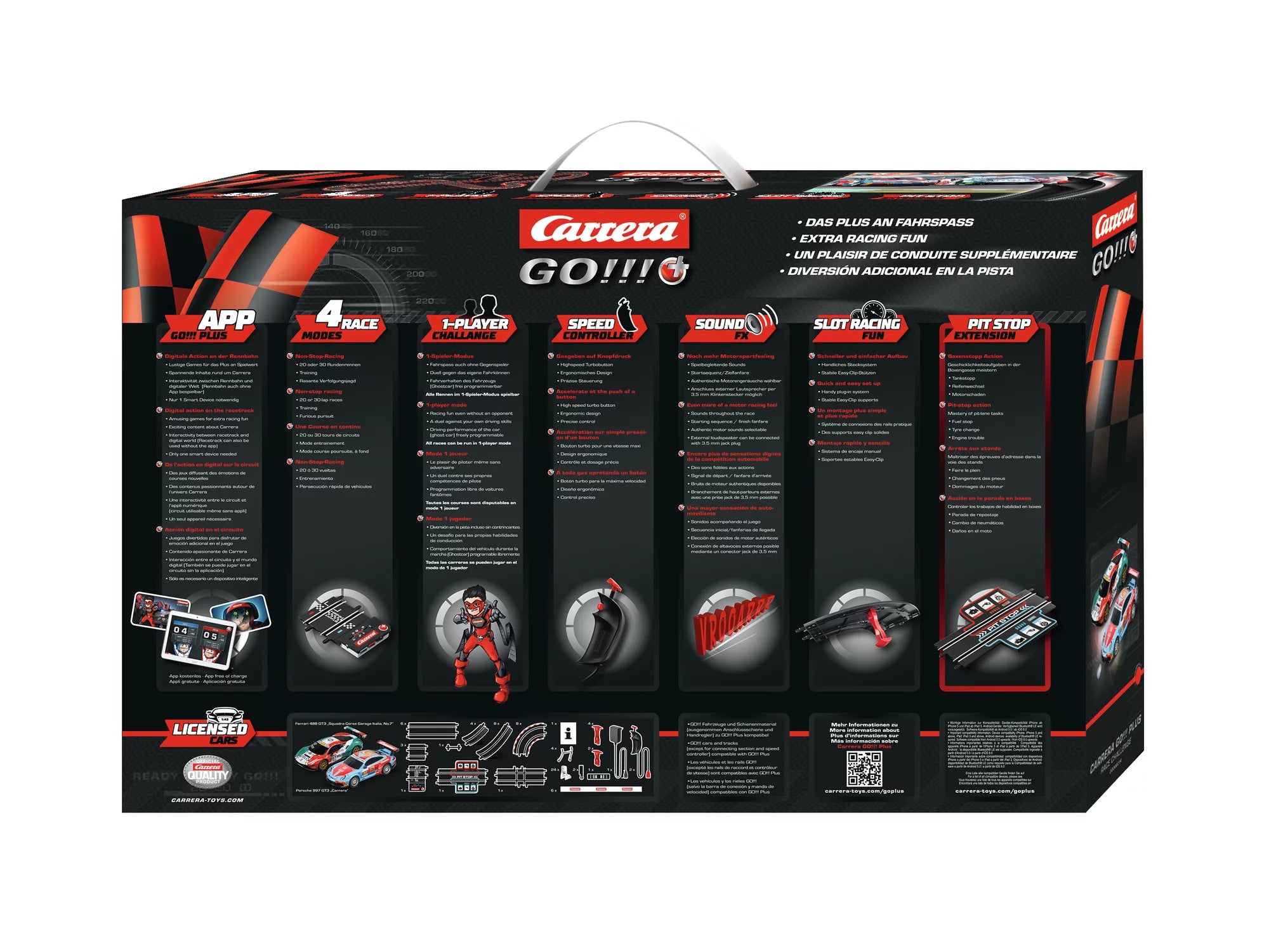 carrera-go-plus-race-challenge-set-porsche-997-gt3-ferrari-488-gt3-6-8-m image 2