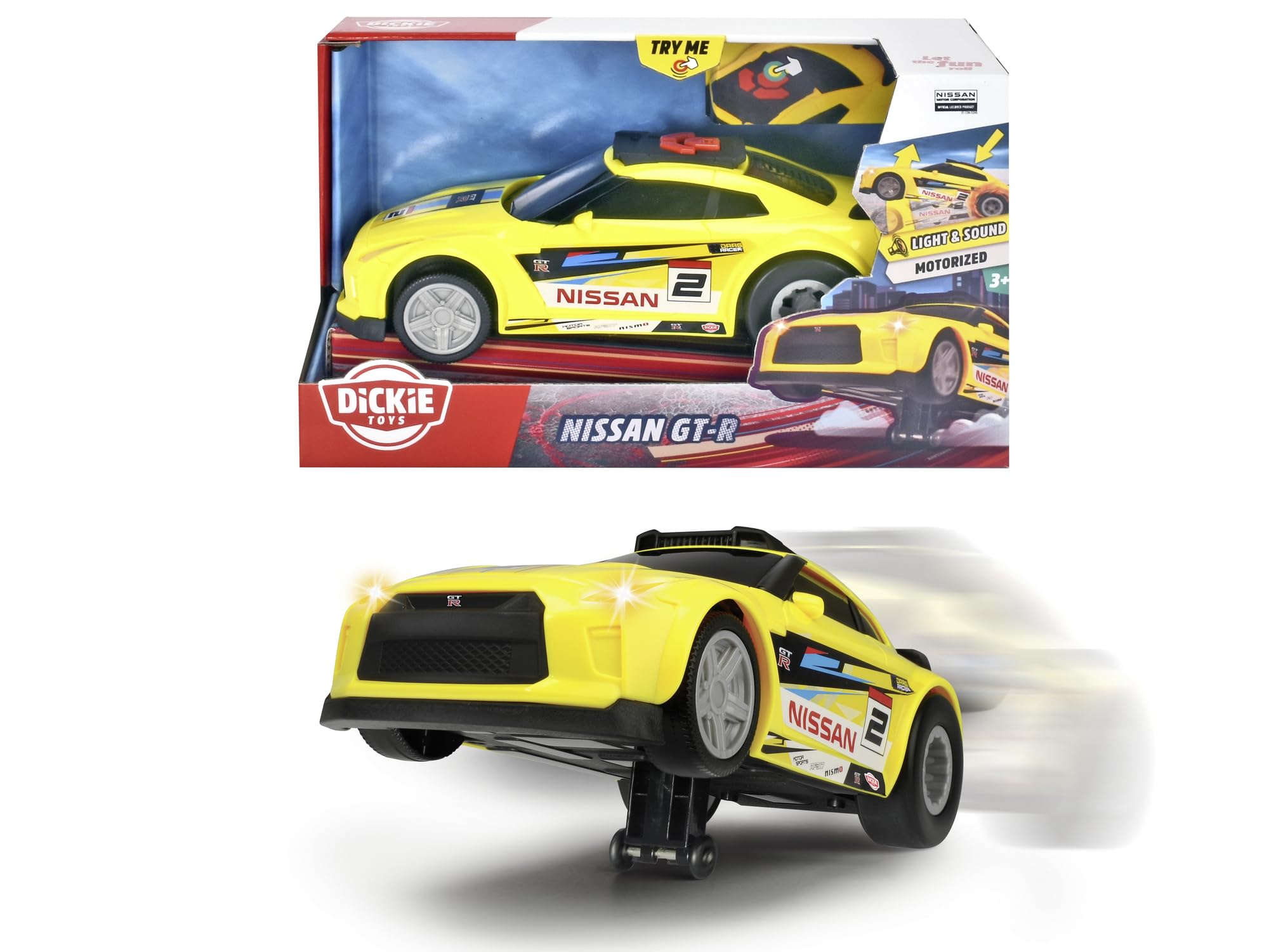 dickie-toys-nissan-gtr-wheelie-raiders-25cm-gelb-mit-licht-sound image 3