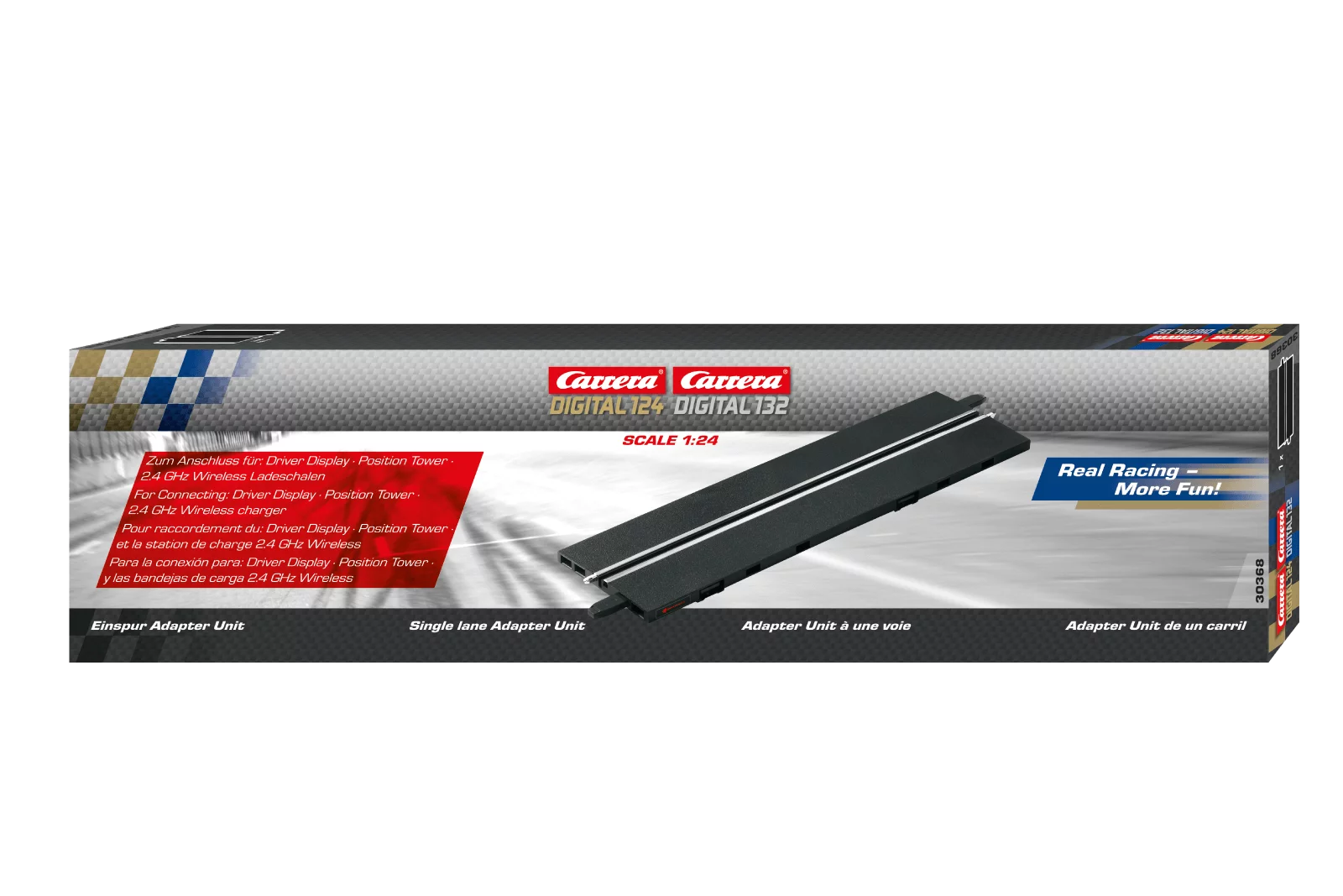 carrera-rc-single-lane-adapter-unit-digital-124-132-zubeh-r-anschluss-34-5-cm image 2