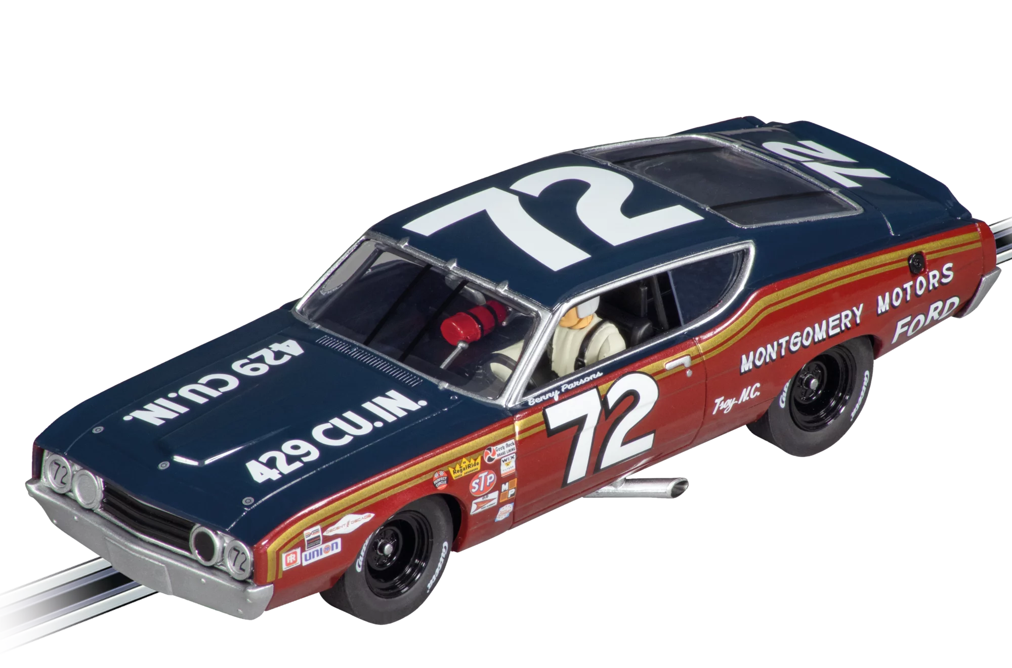 carrera-ford-torino-talladega-no-72-digital-132-slotcar-1-32 image 1