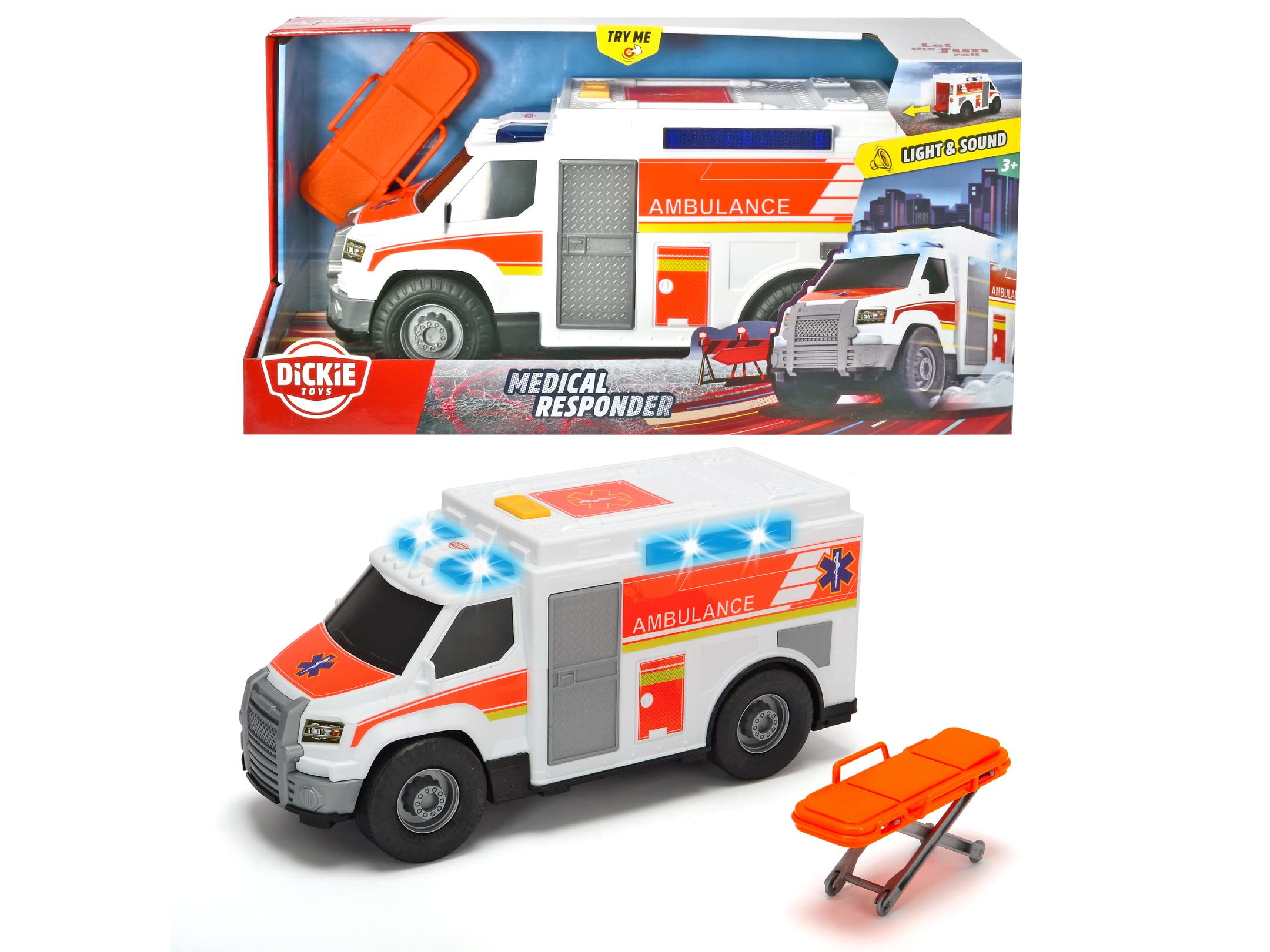 dickie-toys-medical-responder-rettungswagen-30-cm-mit-trage-licht-sound image 6