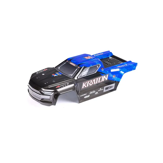 arrma-kraton-4x4-4s-blx-1-10-karosserie-schwarz-blau-lackiert image 1