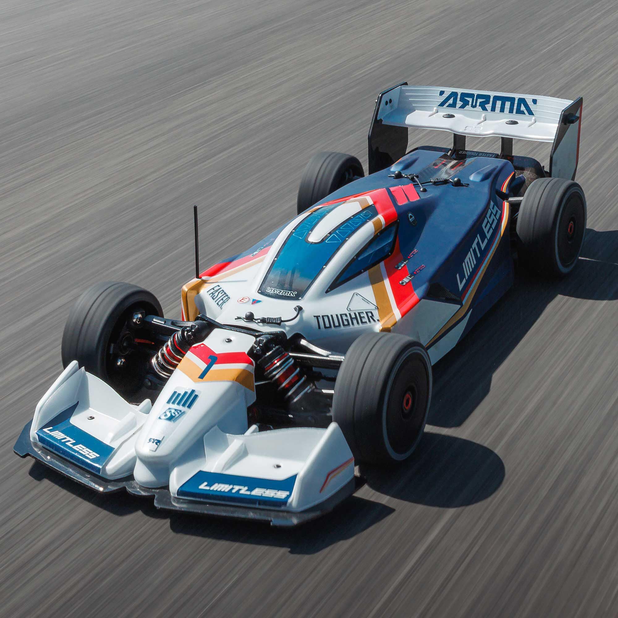 arrma-limitless-8s-blx-1-7-4wd-street-racer-rtr-wei-blau-193-km-h image 2