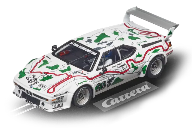 carrera-rc-bmw-m1-procar-no-201-n-rburgring-1980-evolution-slotcar-1-32 image 1