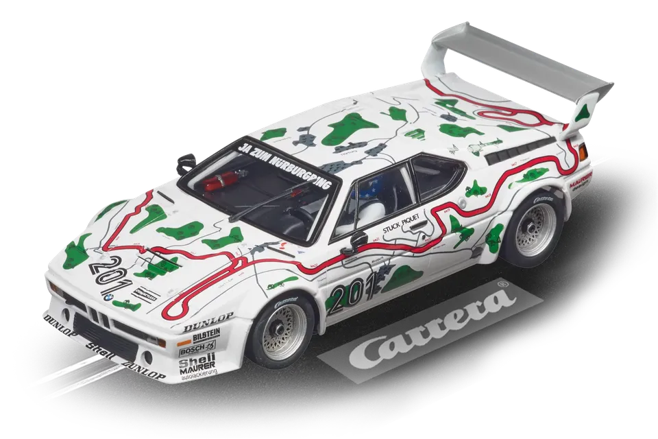 carrera-rc-bmw-m1-procar-no-201-n-rburgring-1980-evolution-slotcar-1-32 image 1