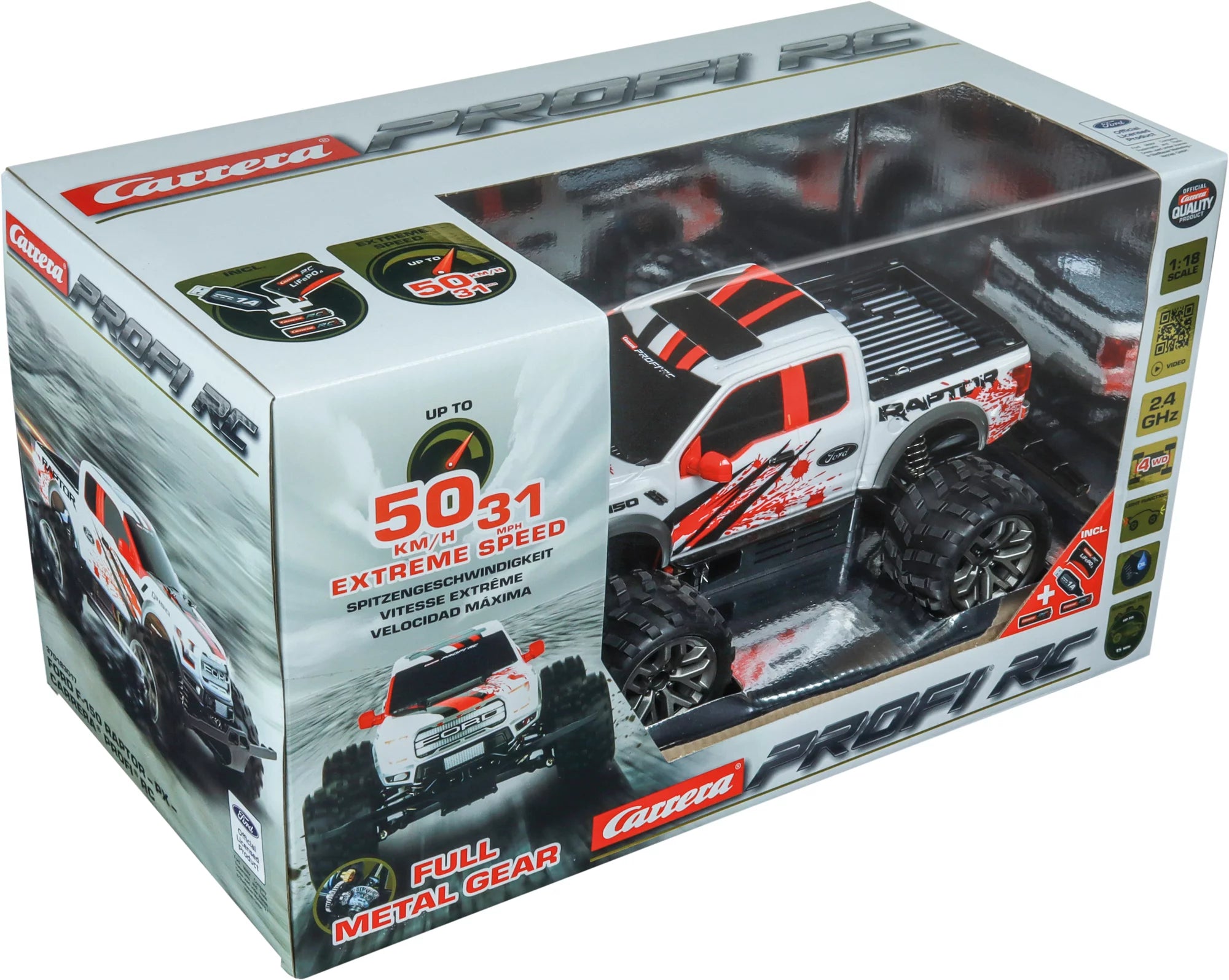 carrera-profi-rc-ford-f-150-raptor-px-2-4ghz-offroad-truck image 5