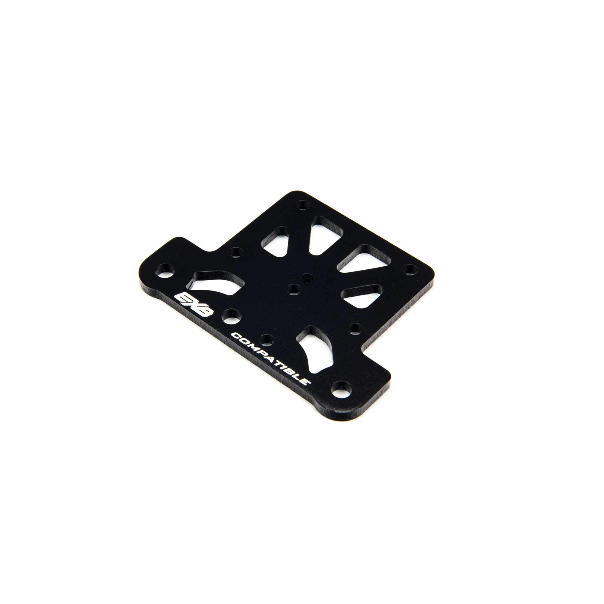 arrma-aluminium-oberplatte-schwarz-vordere-chassisplatte image 1