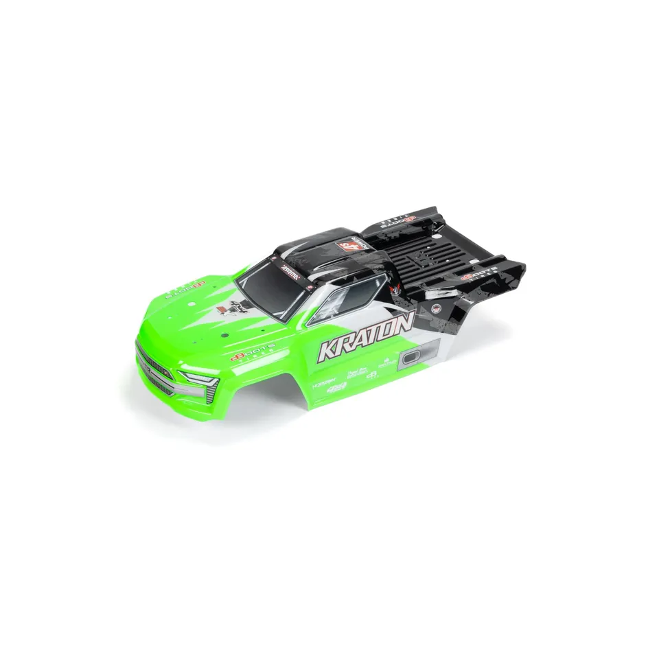 arrma-kraton-4x4-4s-blx-karosserie-gr-n-schwarz-lackiert image 1