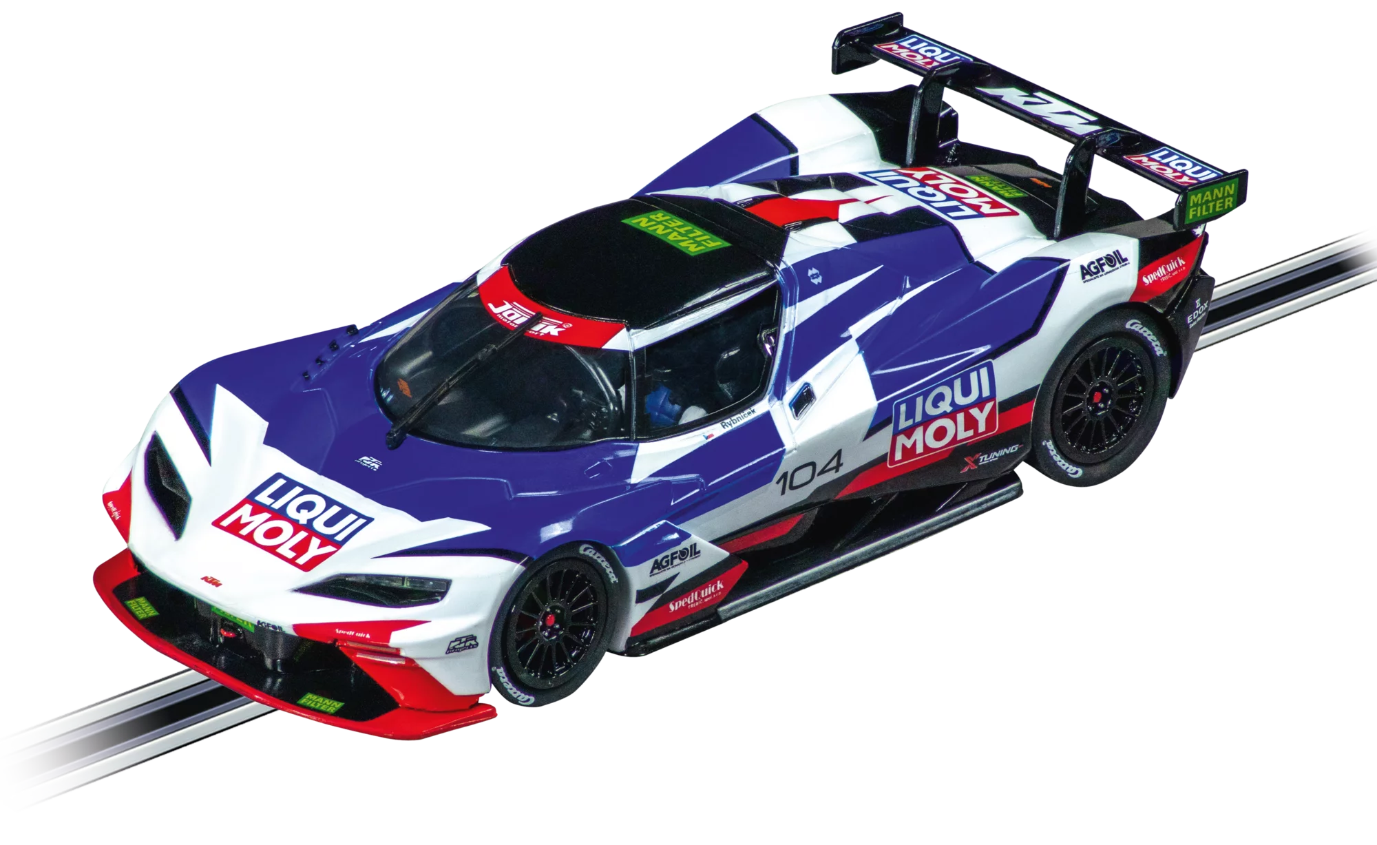 carrera-rc-ktm-x-bow-gtx-liqui-moly-no-104-slotcar-1-32-evolution image 1