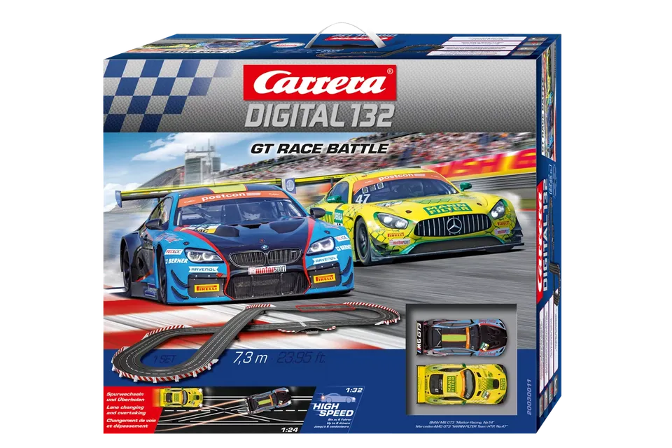 carrera-digital-132-gt-race-battle-slotcar-set-7-3-m image 1