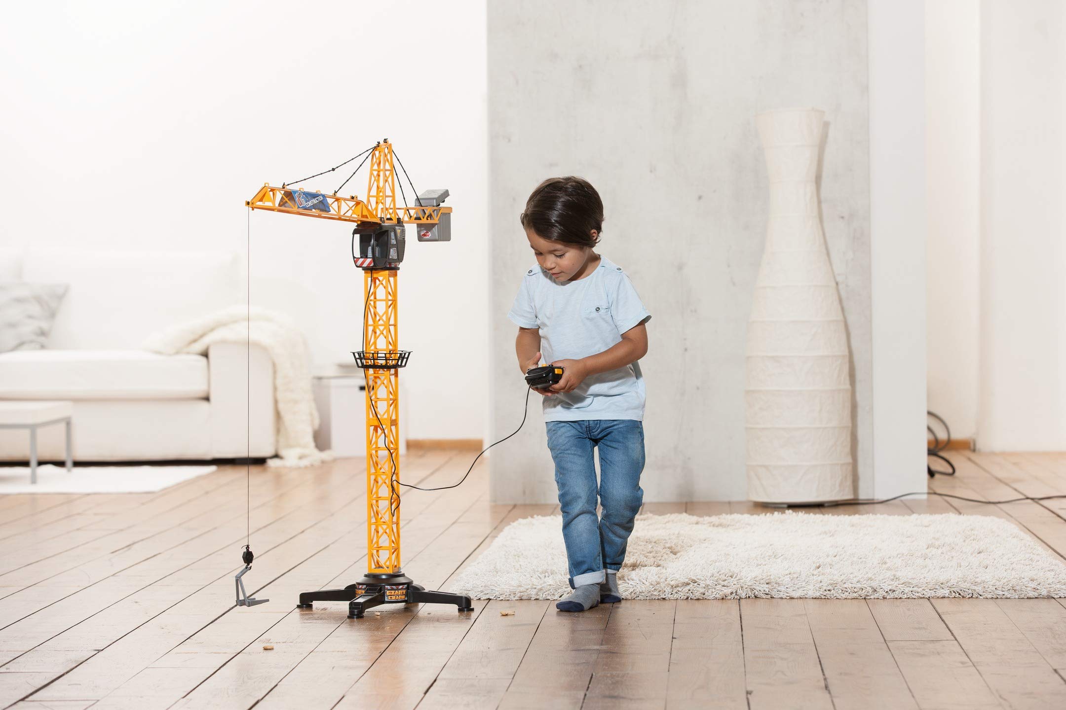 dickie-toys-giant-crane-baustellenkran-100-cm-ferngesteuert-mit-tonne-und-lasten image 7