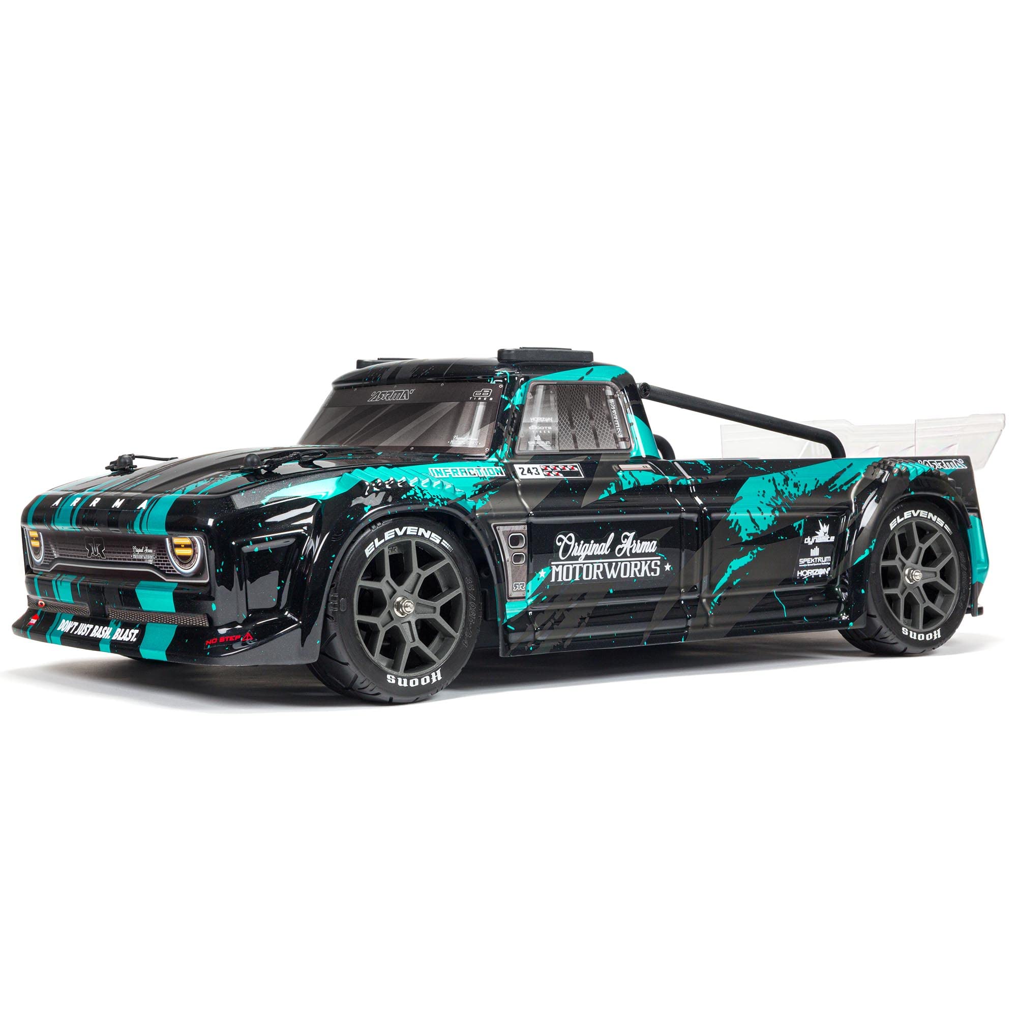 arrma-1-8-infraction-3s-4x4-rtr-brushless-street-bash-schwarz-gold image 1