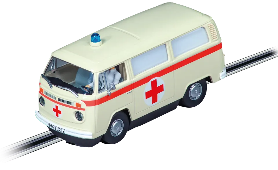 carrera-digital-132-vw-bus-t2b-krankenwagen-rotes-kreuz-slotcar image 1
