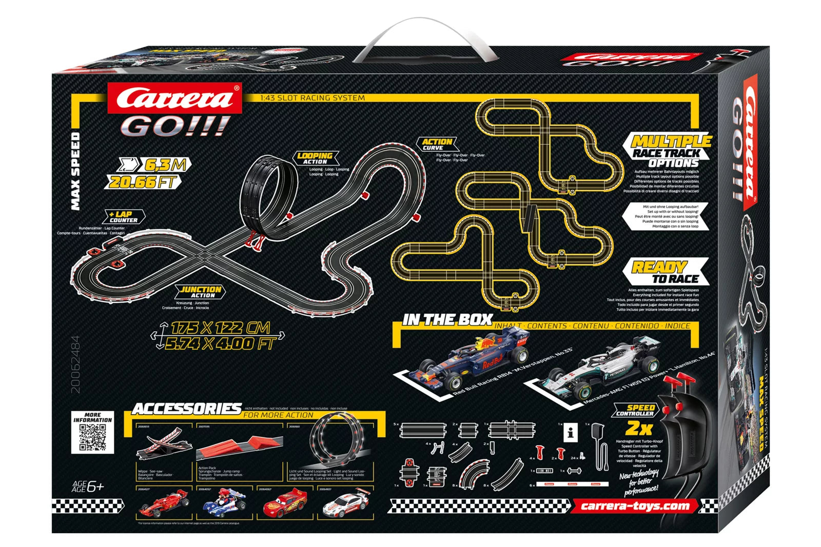 carrera-rc-carrera-go-set-max-speed-mercedes-amg-vs-red-bull-racing image 2