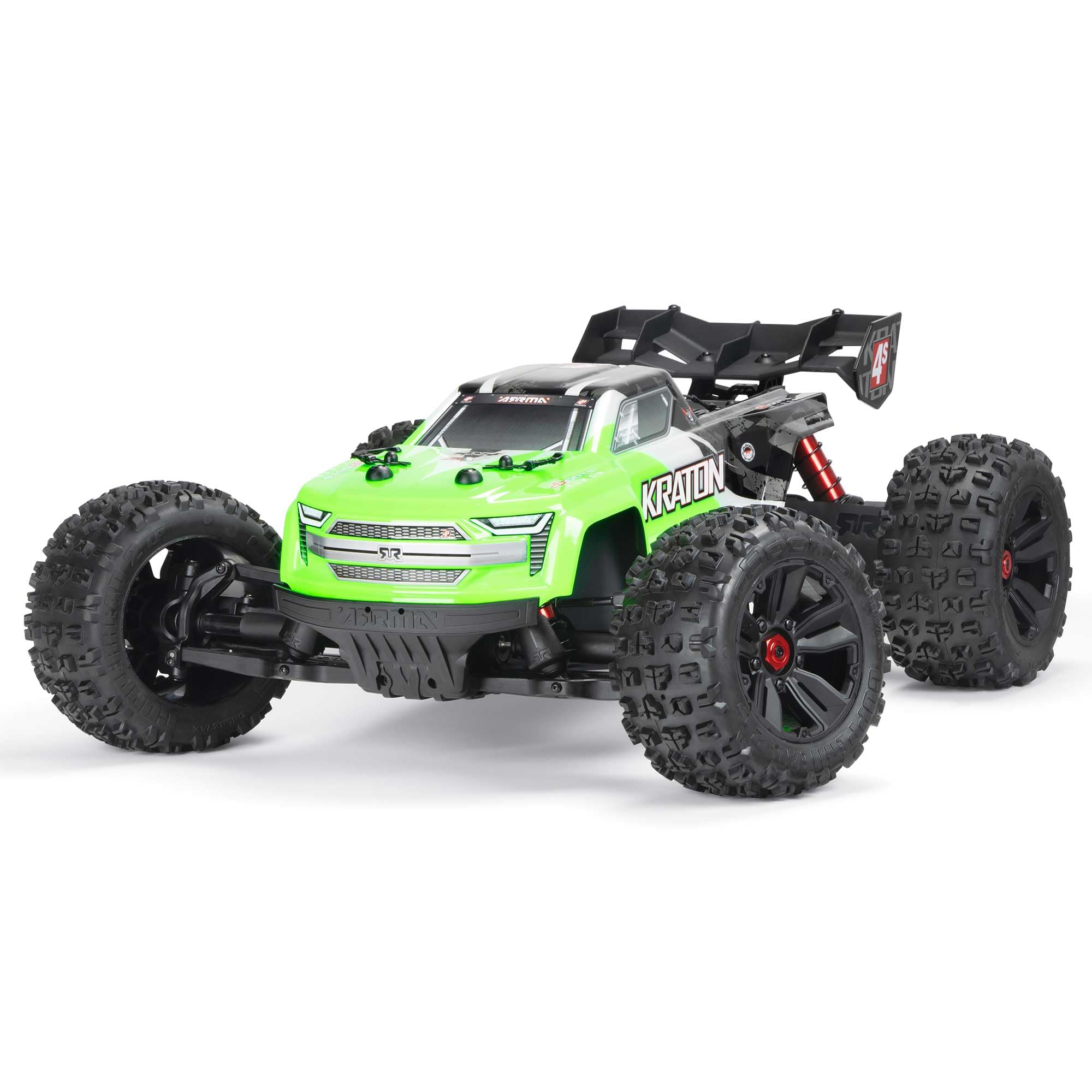arrma-1-10-kraton-4x4-4s-v2-blx-speed-monster-truck-rtr-gr-n-ara4408v2t4-fertig- image 1