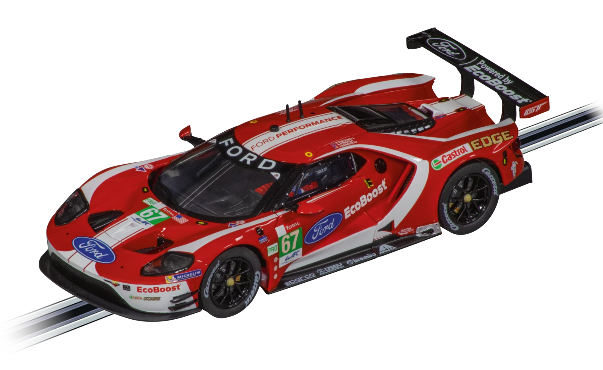 carrera-rc-ford-gt-race-car-no-67-slotcar-digital-132-1-32 image 1