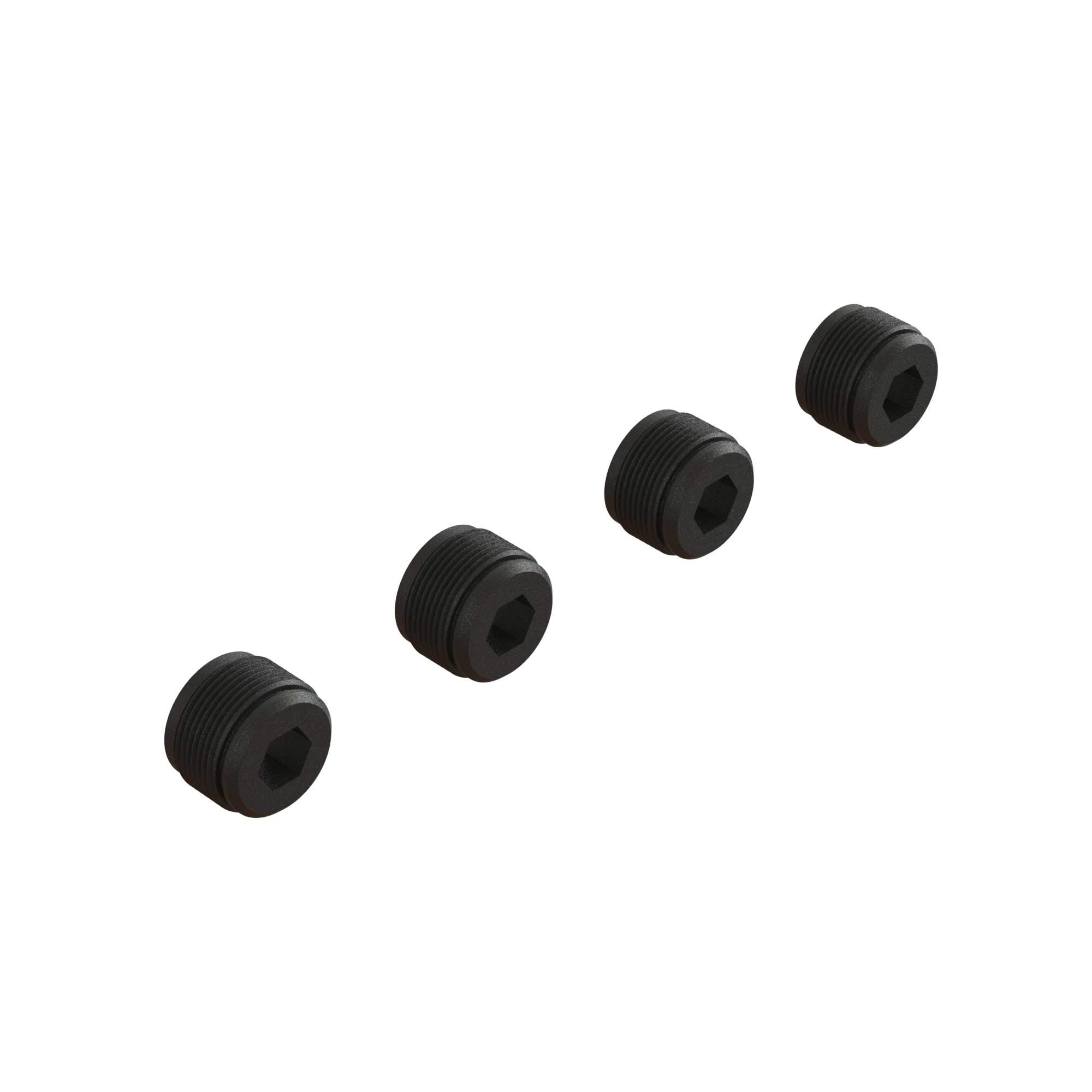 arrma-nabenmutter-schwarz-4-st-ck-8-mm-sechskant-f-r-arrma-kraton-co image 1