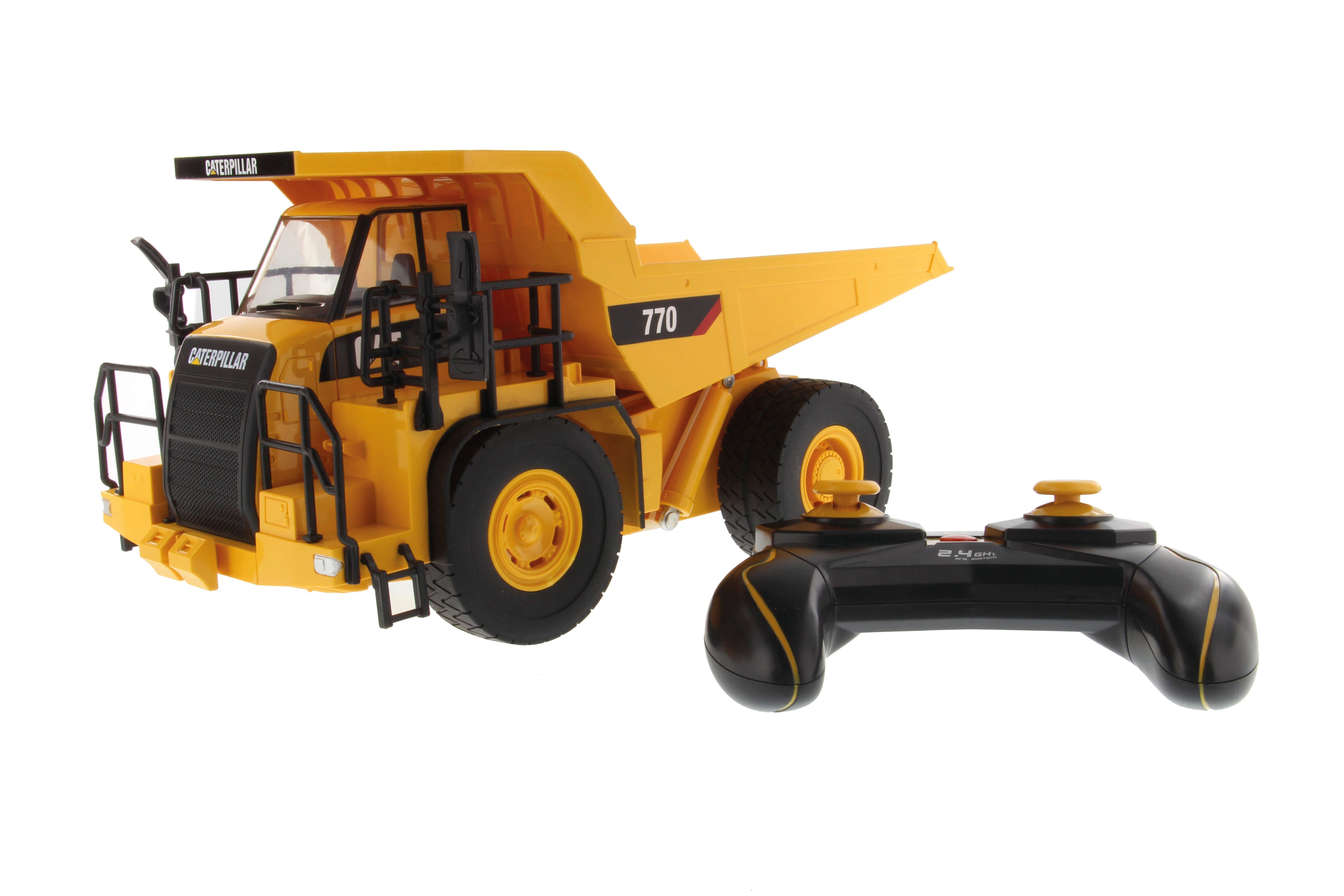 carrera-rc-cat-770-muldenkipper-1-24-rc-baustellen-truck-mit-kippmulde image 1