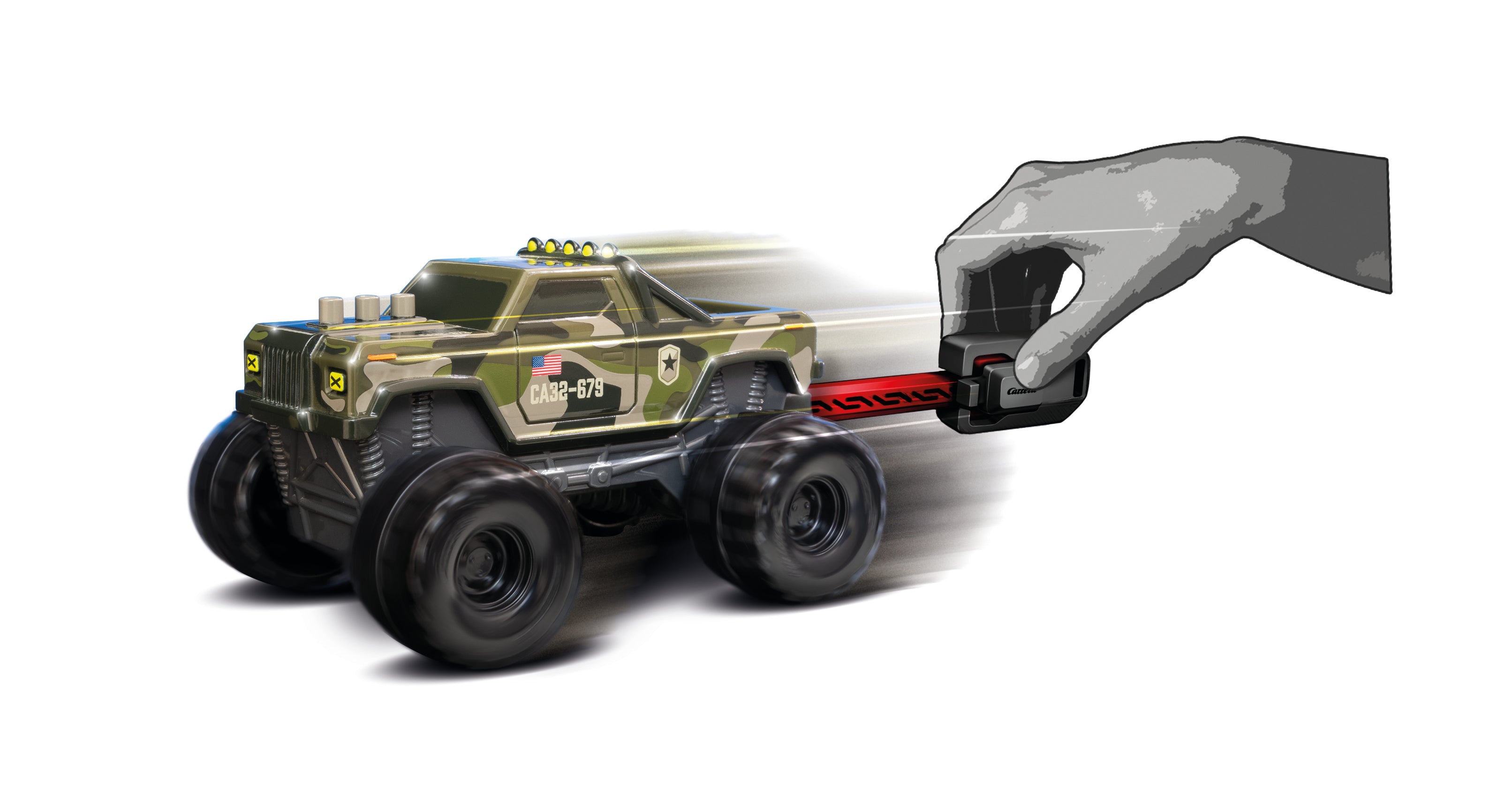 carrera-rc-monster-truck-camouflage-key-racer-spielzeugauto image 2