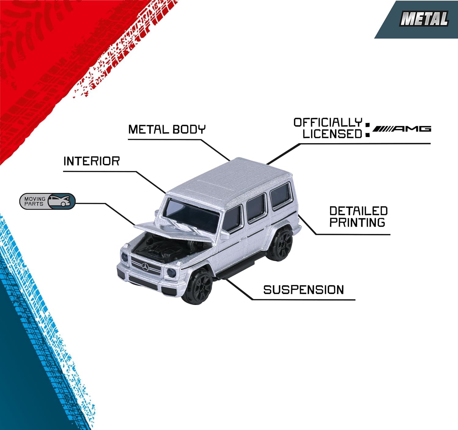 majorette-mercedes-amg-premium-modellauto-1-st-ck-7-5-cm-metall-spielzeugauto-mi image 4