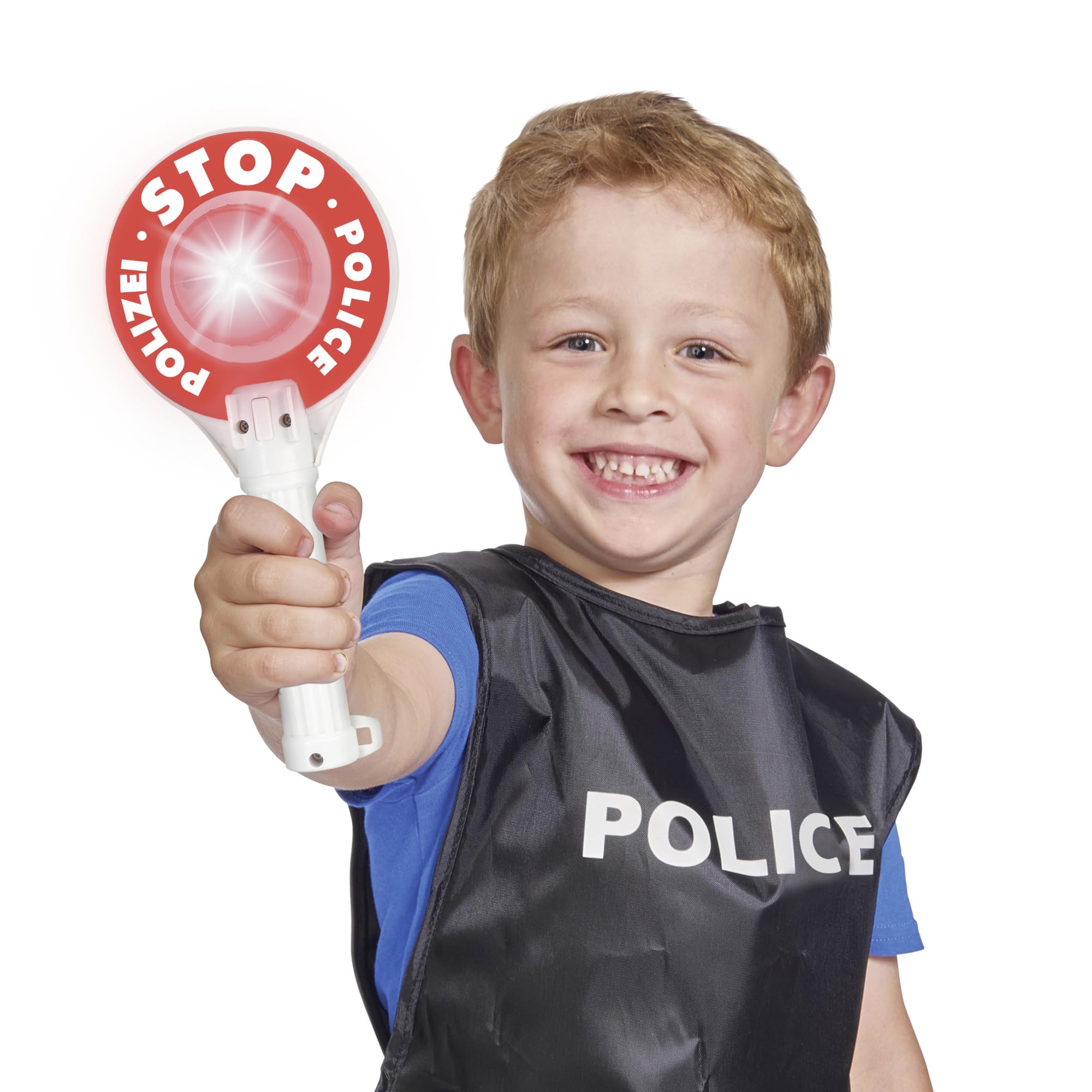 dickie-toys-polizeikelle-24-cm-mit-licht-rot-gr-n-inkl-batterien image 5