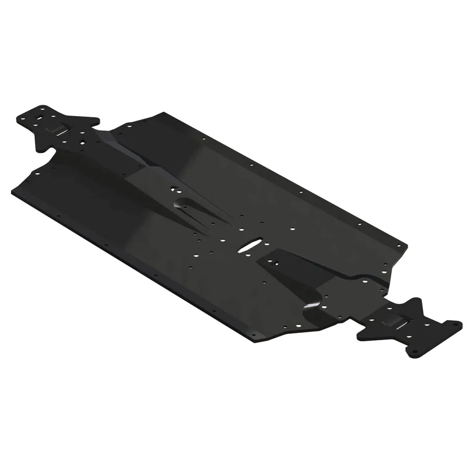 arrma-kraton-aluminium-chassisplatte-schwarz-eloxiert image 1