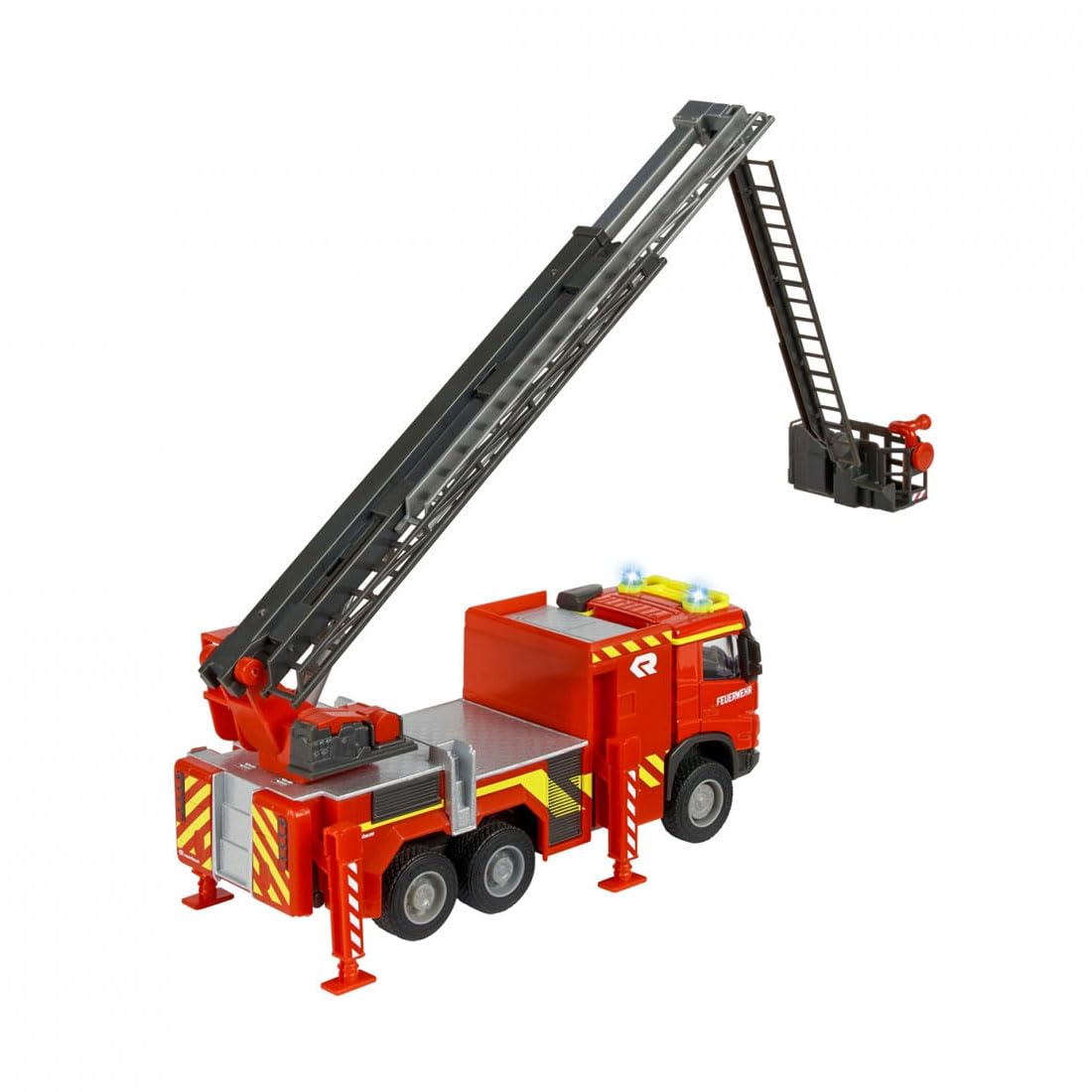 majorette-volvo-feuerwehr-truck-19-cm-mit-leiter-licht-sound image 4