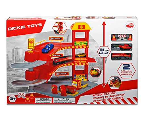 dickie-toys-rettungsstation-polizei-und-feuerwehr-garage-31x41x31-cm image 8
