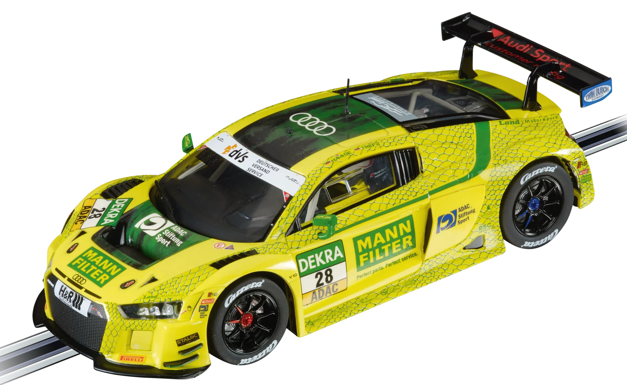 carrera-digital-132-audi-r8-lms-gt3-mann-filter-land-motorsport-no-28 image 1