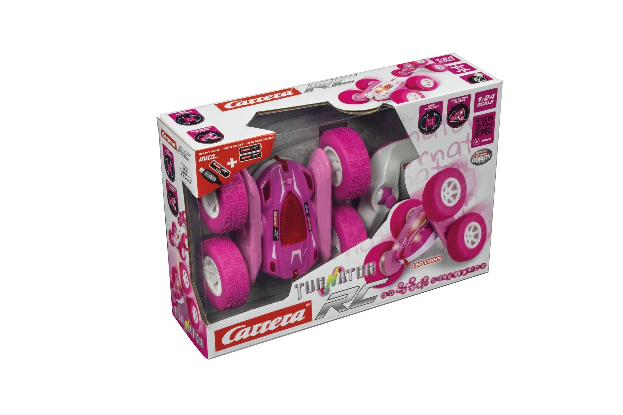 carrera-rc-2-4ghz-mini-turnator-pink-stunt-car image 5