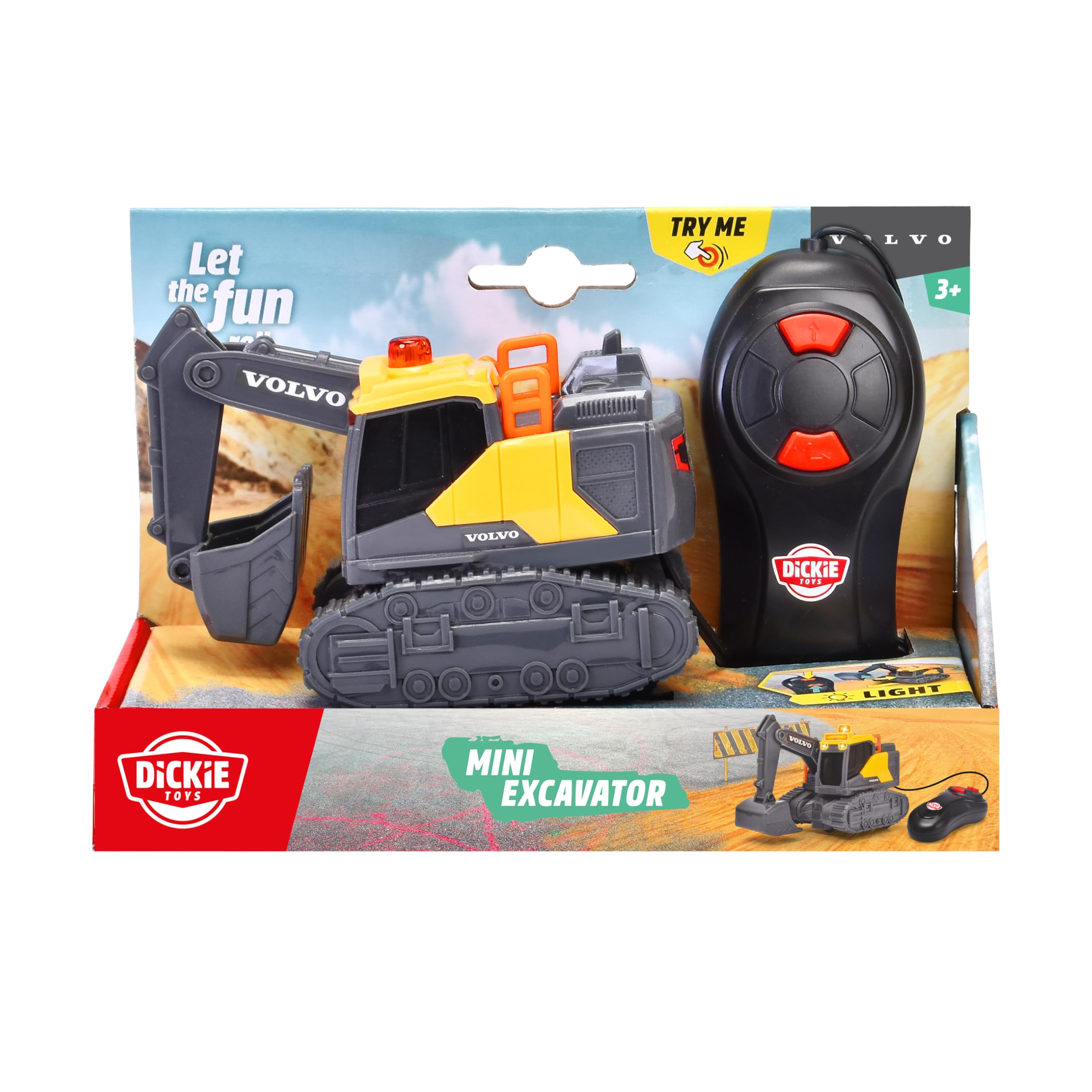 dickie-toys-volvo-bagger-ferngesteuerter-spielzeugbagger-14-cm-mit-kabelfernsteu image 7