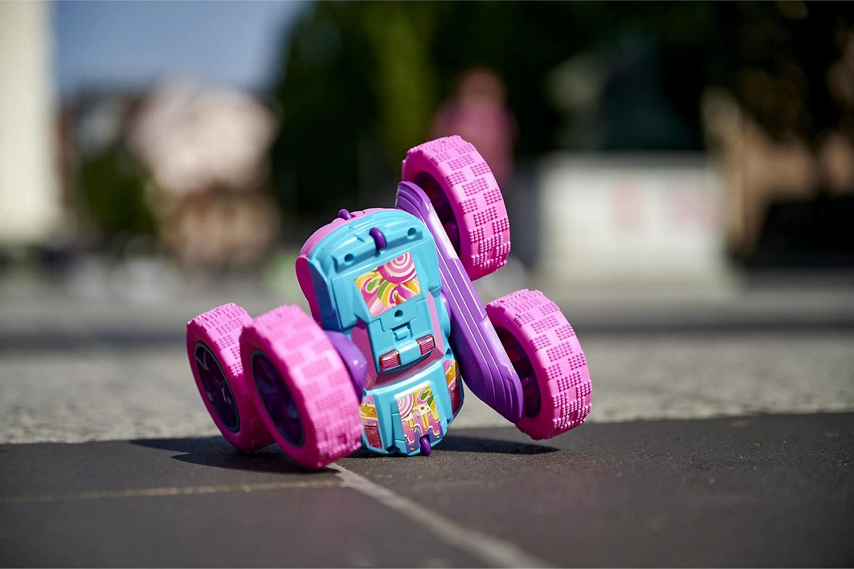 dickie-toys-pink-drivez-rc-candy-flippy-ferngesteuertes-auto-mit-rotations-und-f image 5